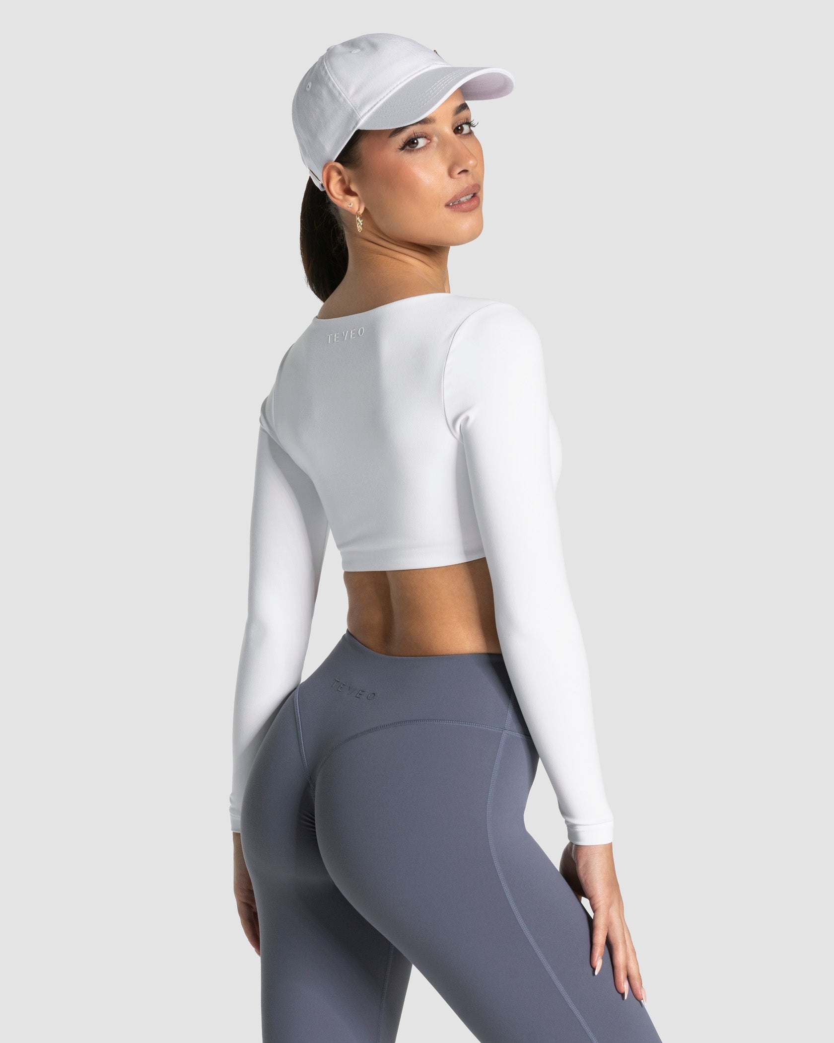 Allrounder Cropped Longsleeve "Weiß"