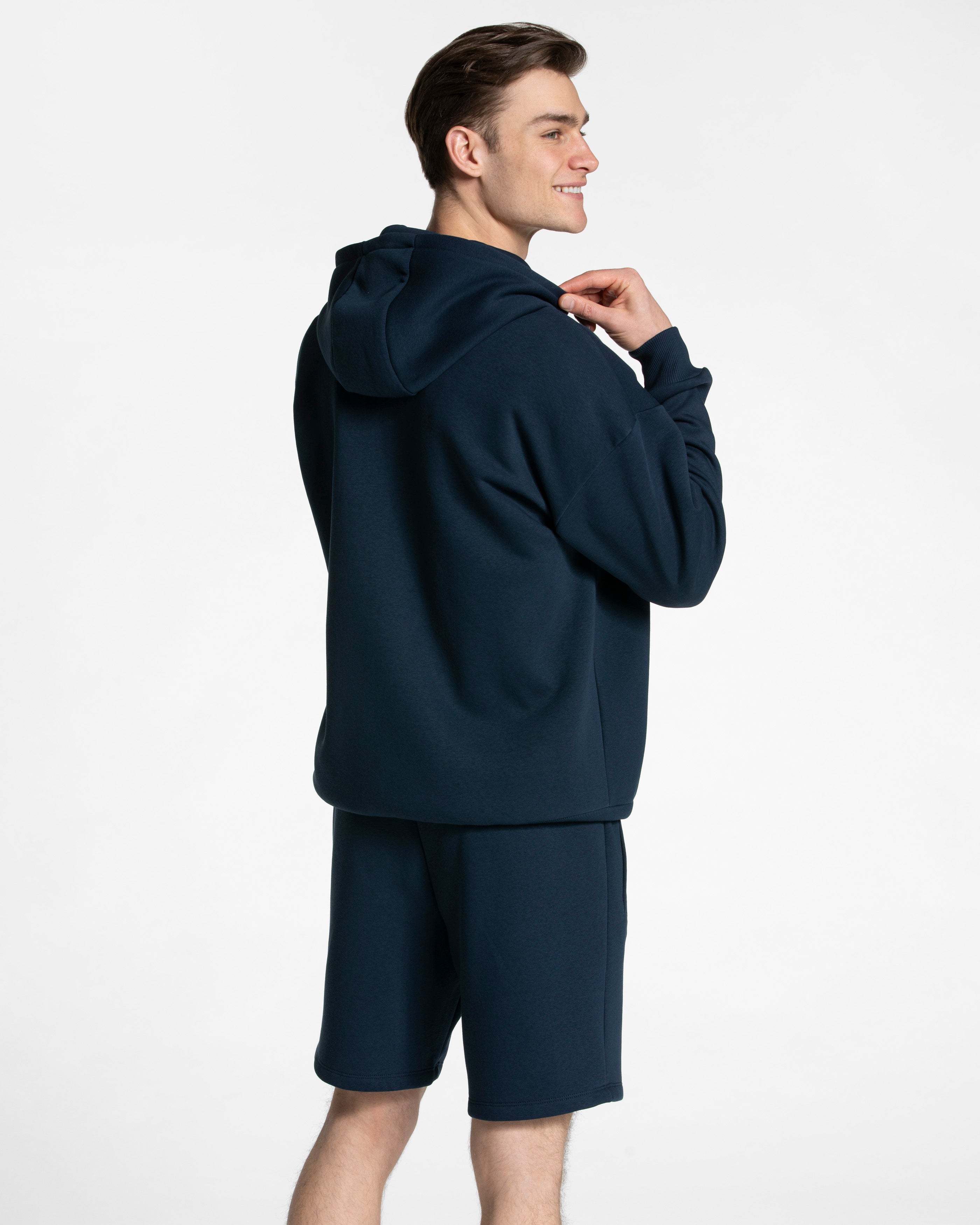 Arrival Oversized Zip Hoodie "Dunkelblau"