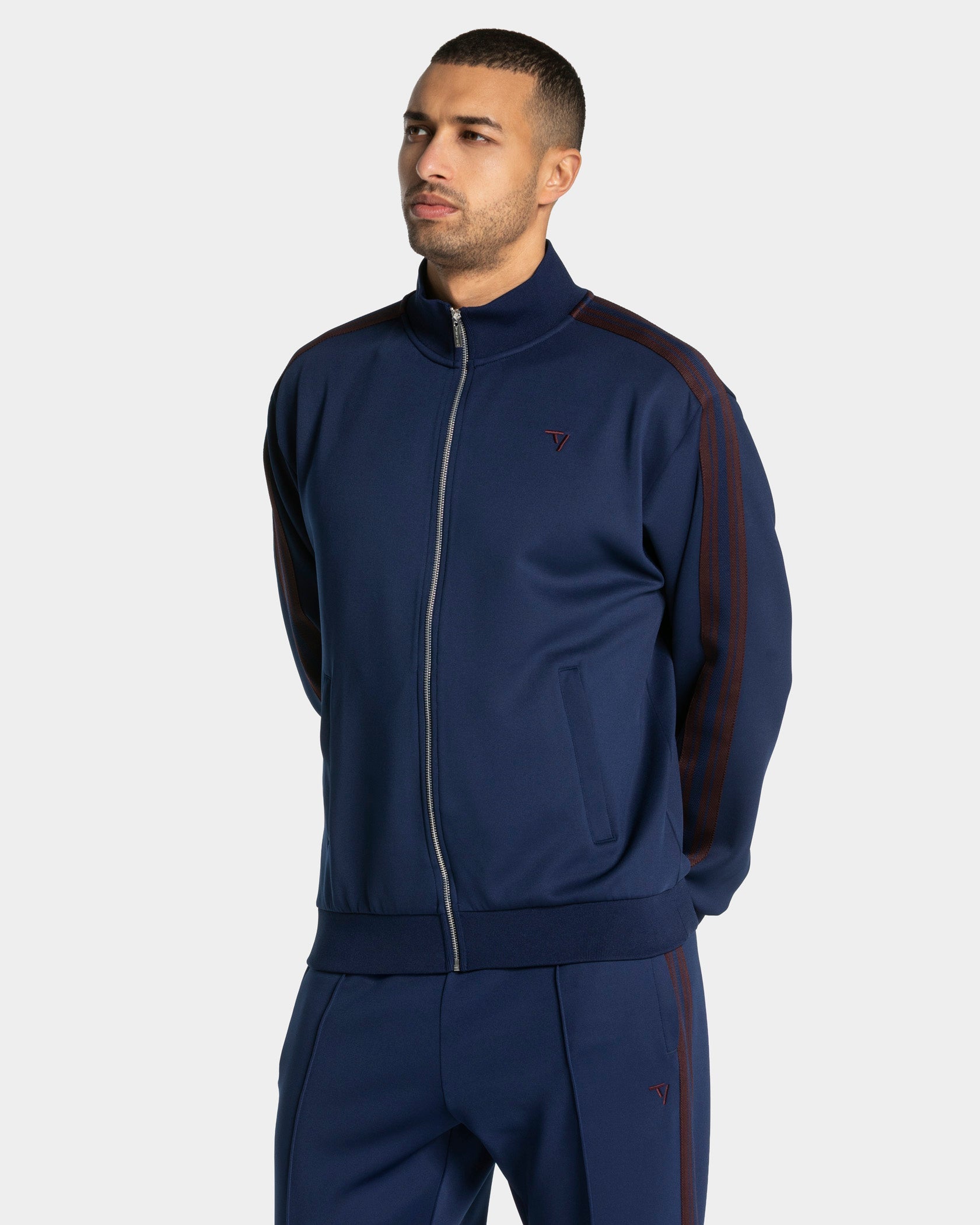 Club Zip Jacke "Dunkelblau"