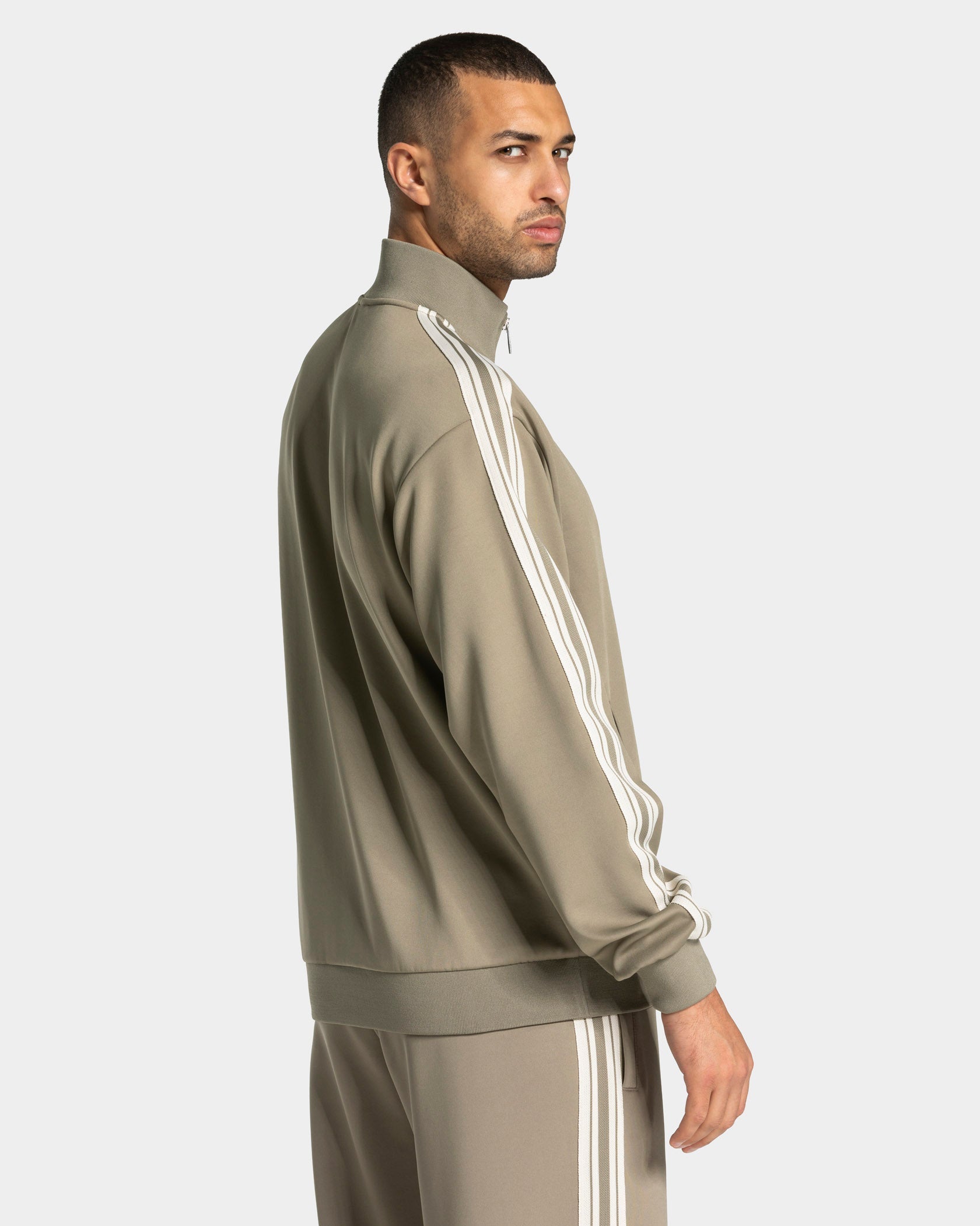 Club Zip Jacke "Khaki"