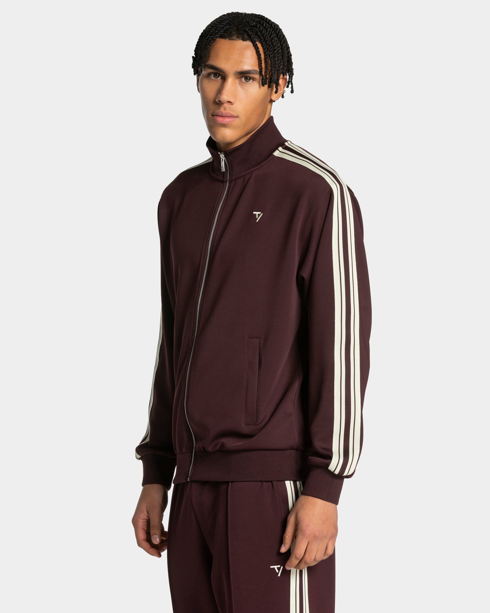 Club Zip Jacke "Merlot"