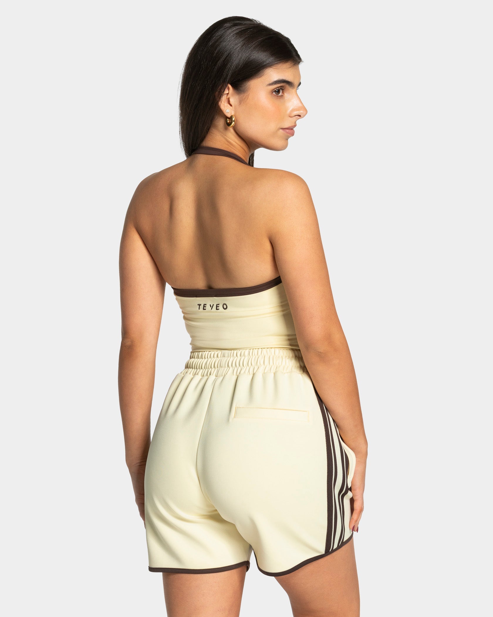 Club Neckholder Top "Butter Yellow"