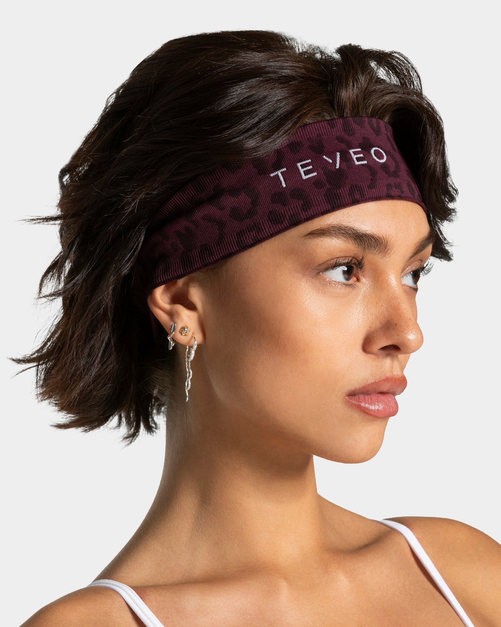 Contrastline Haarband "Leo Merlot"