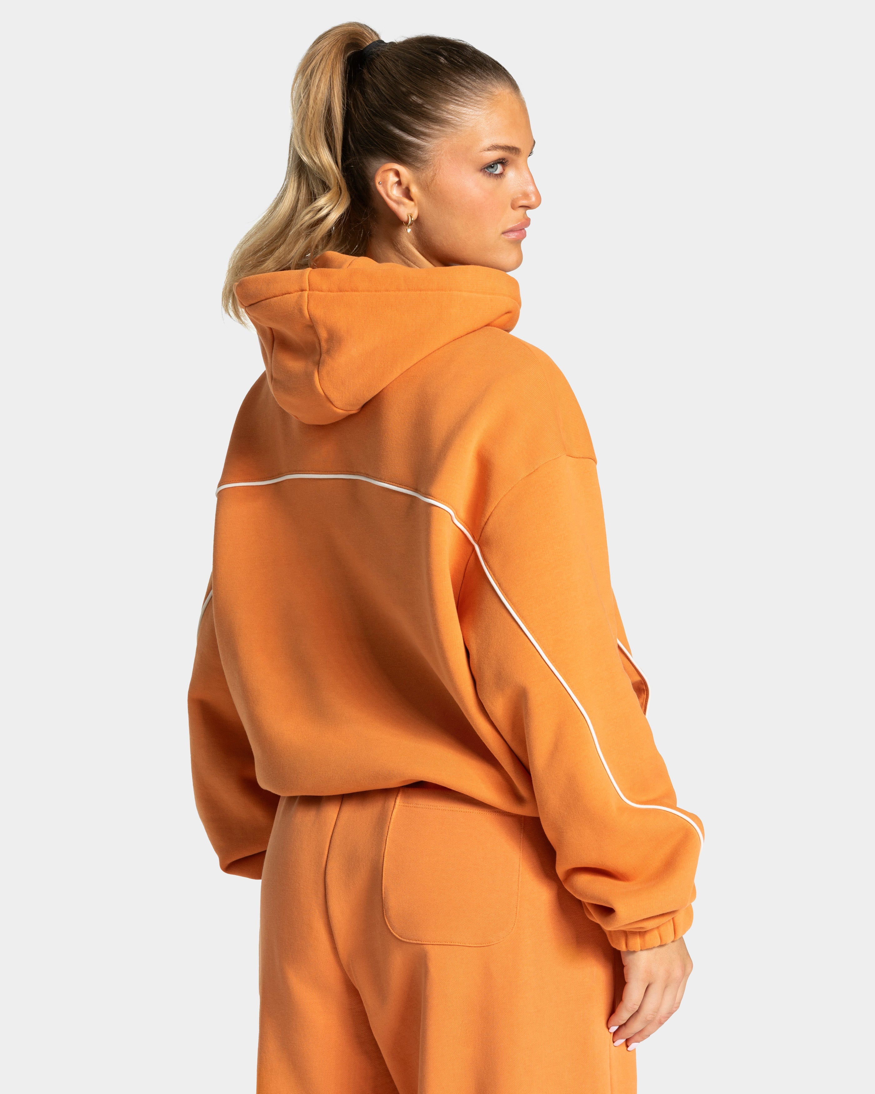 Contrastline Hooded Sweater "Pumpkin Spice"