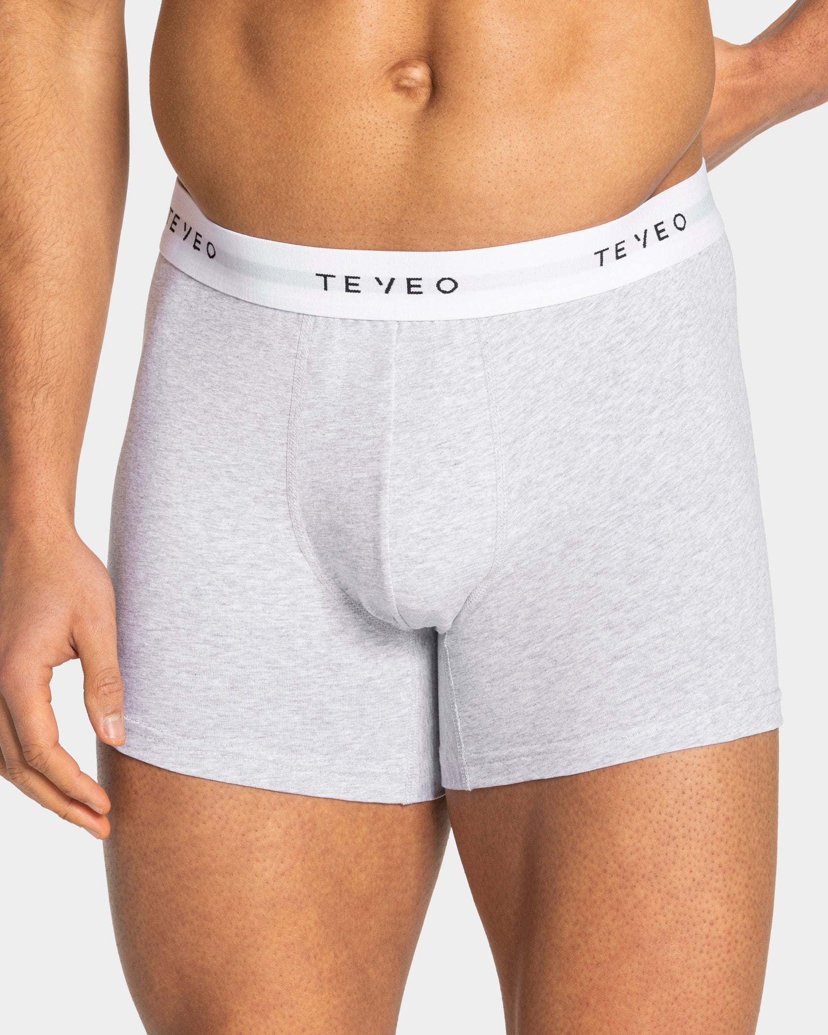 Essential Boxershorts (3er-Pack) "Grau Meliert/Midnight/Weiß"