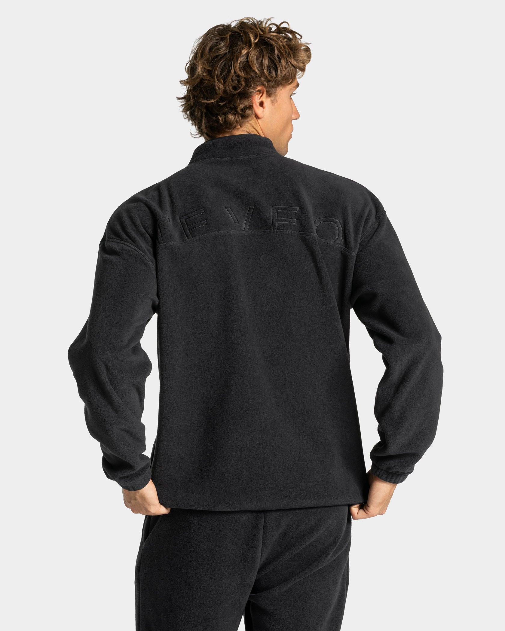 Fleece Zip Jacke "Anthrazit"