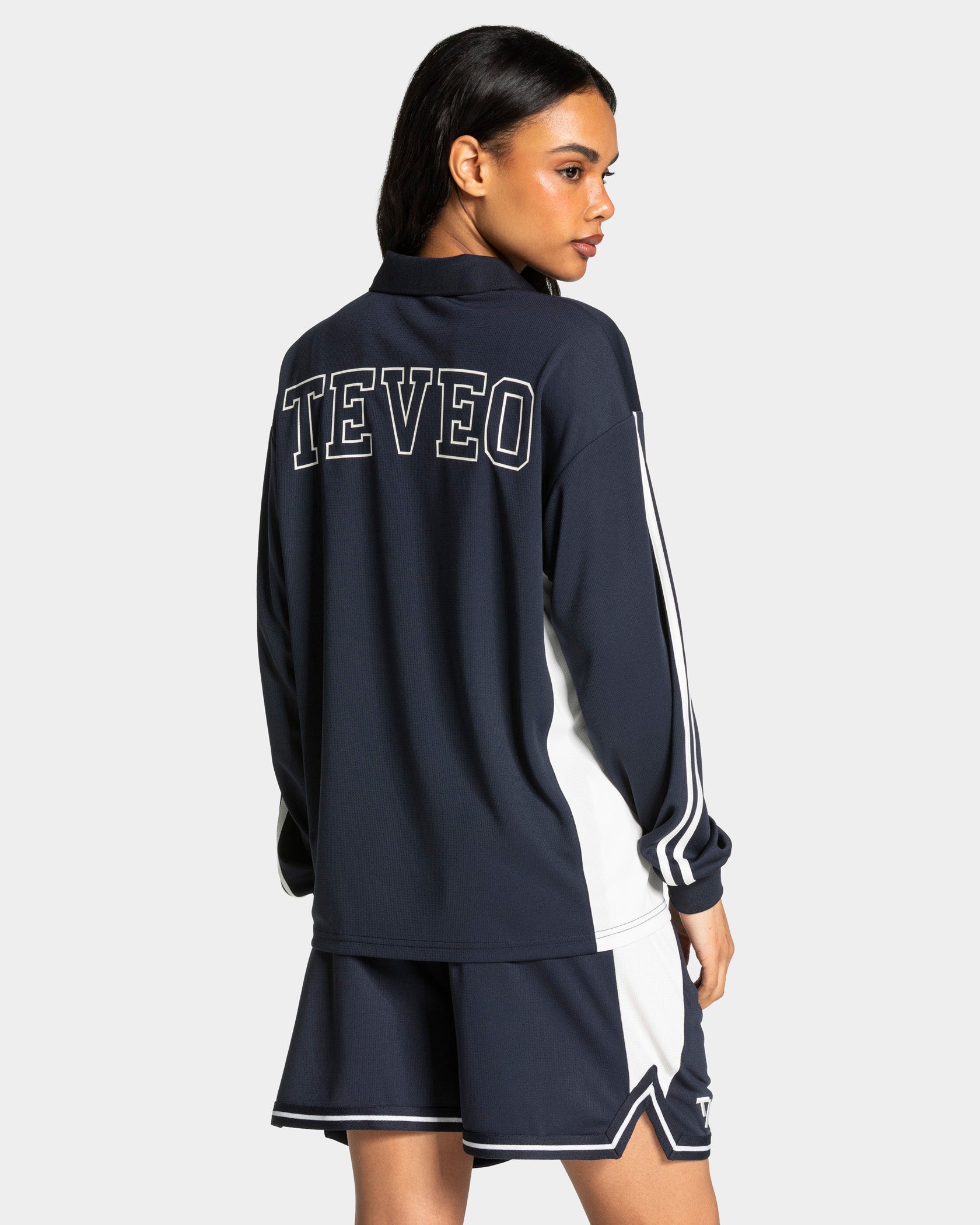 Football Polo Longsleeve "Midnight"