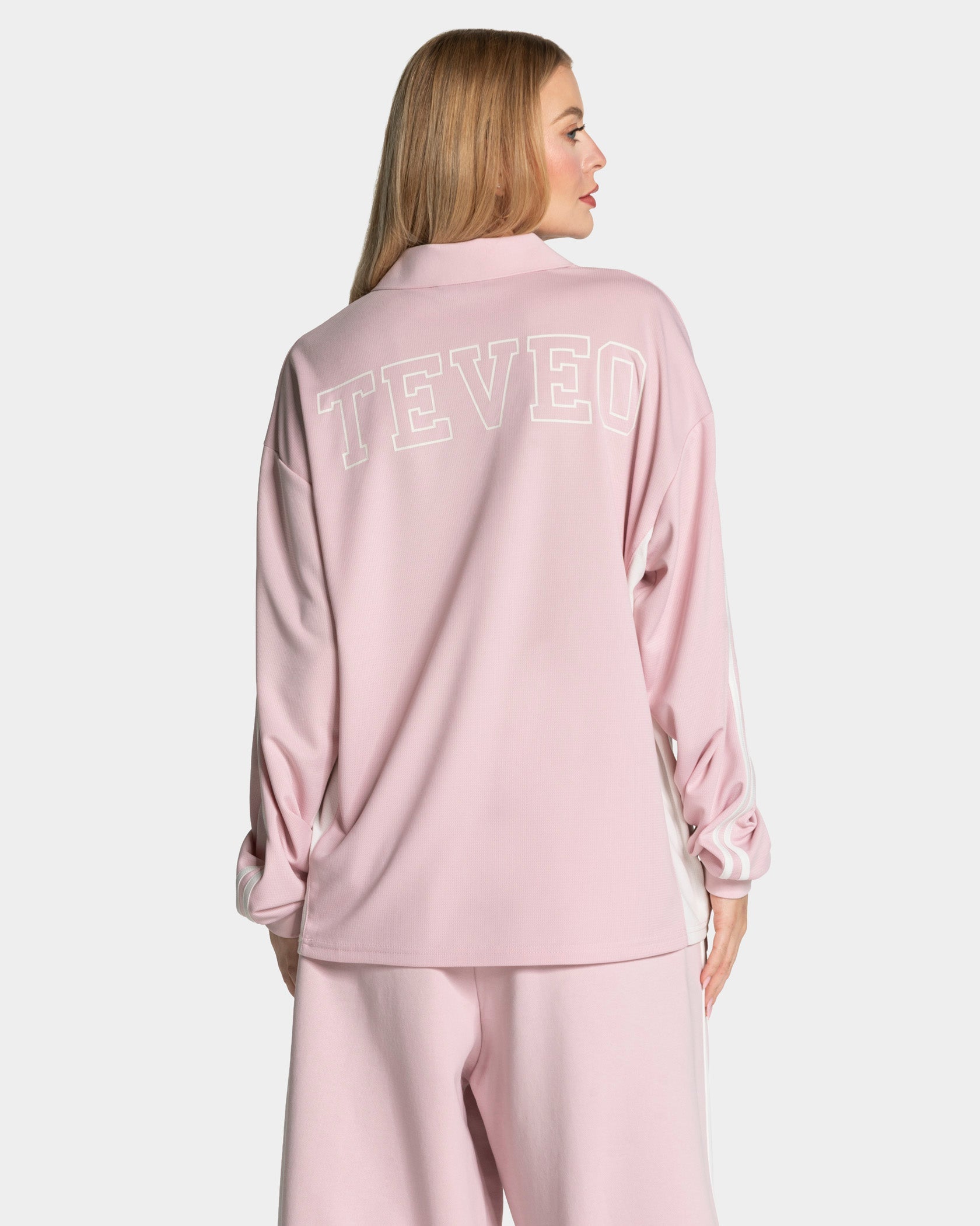 Football Polo Longsleeve "Rosa"