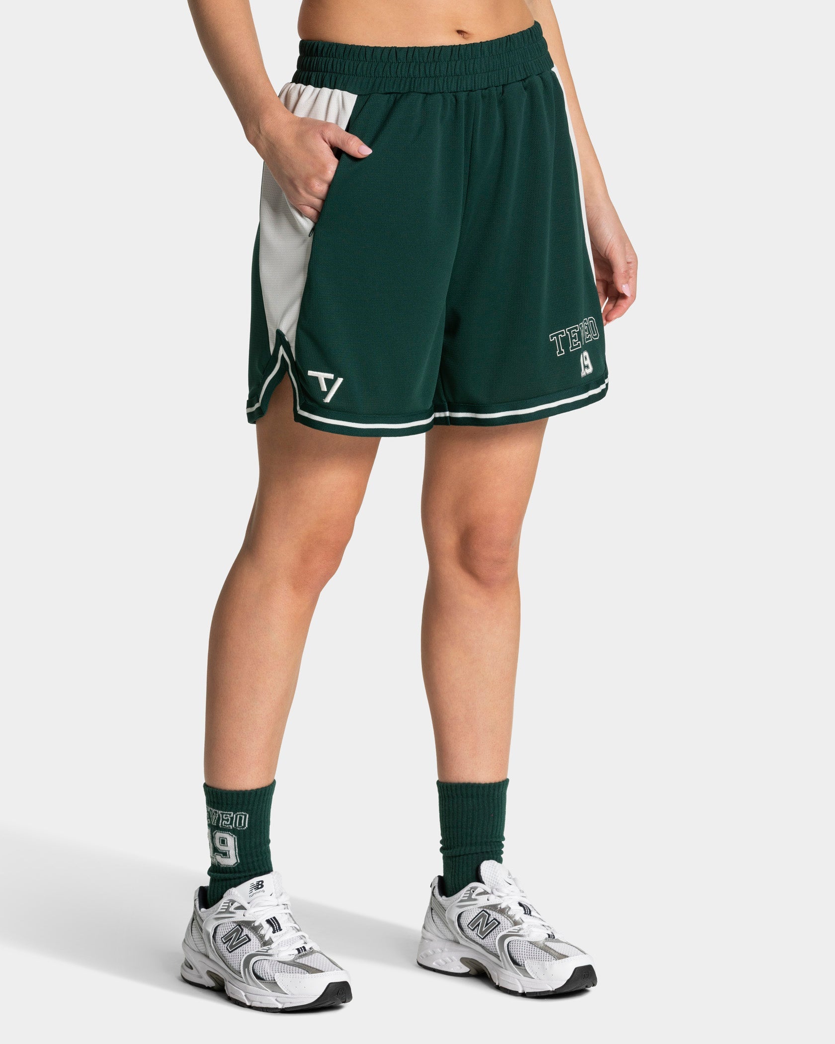 Football Shorts "Dunkelgrün"