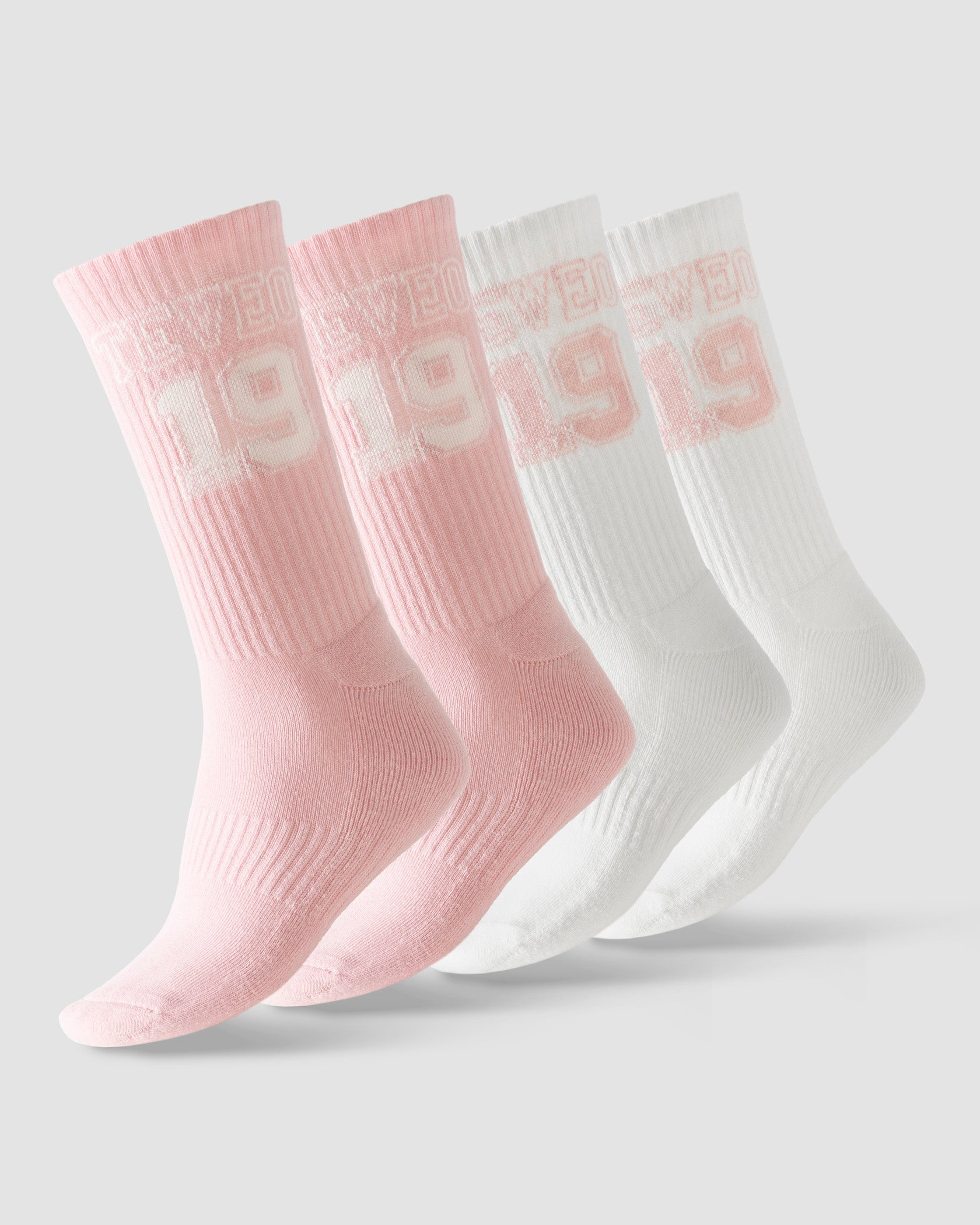 Football Socken "Rosa/Off White"