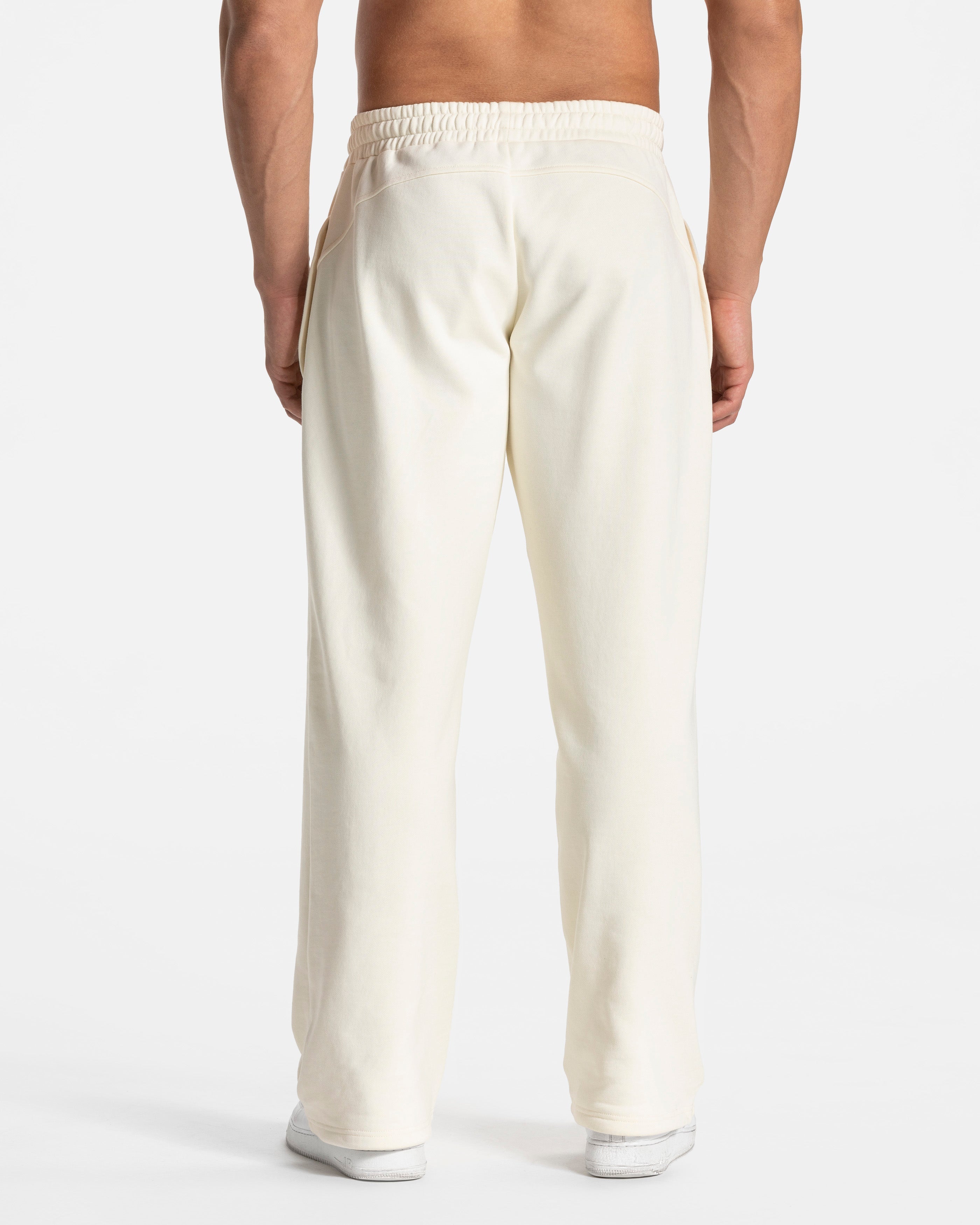 Contrastline Straight Leg Jogger "Off White"