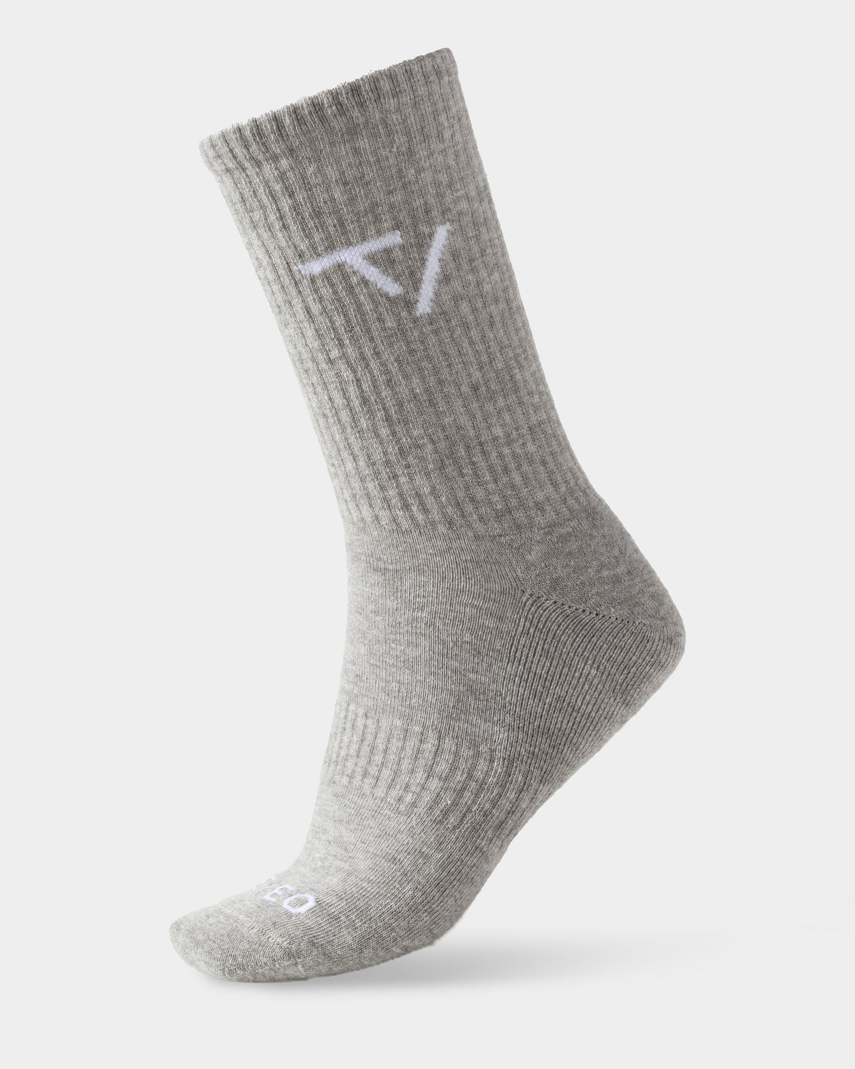 Knit Socken "Grau Meliert"