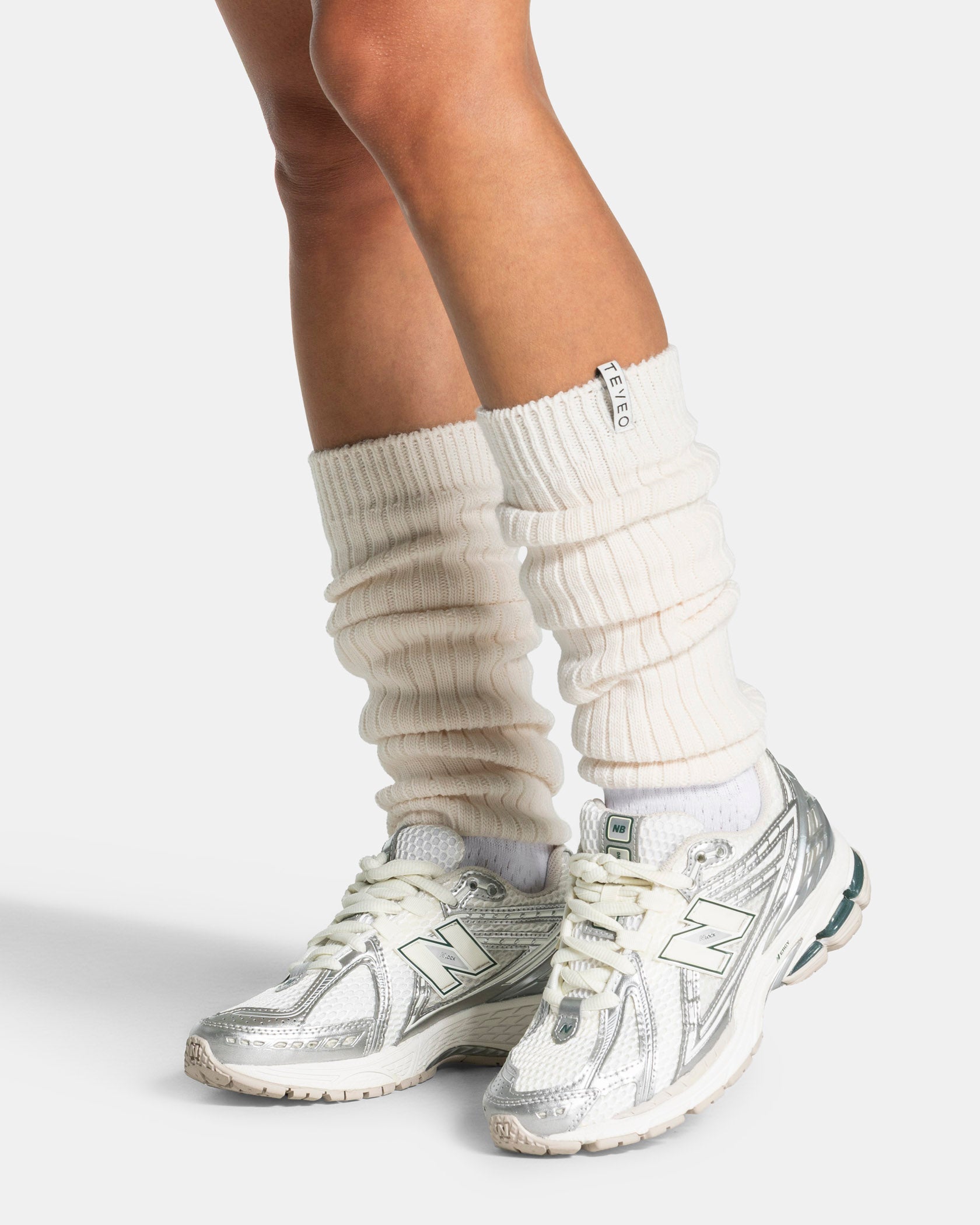 Knit Stulpen "Cream"