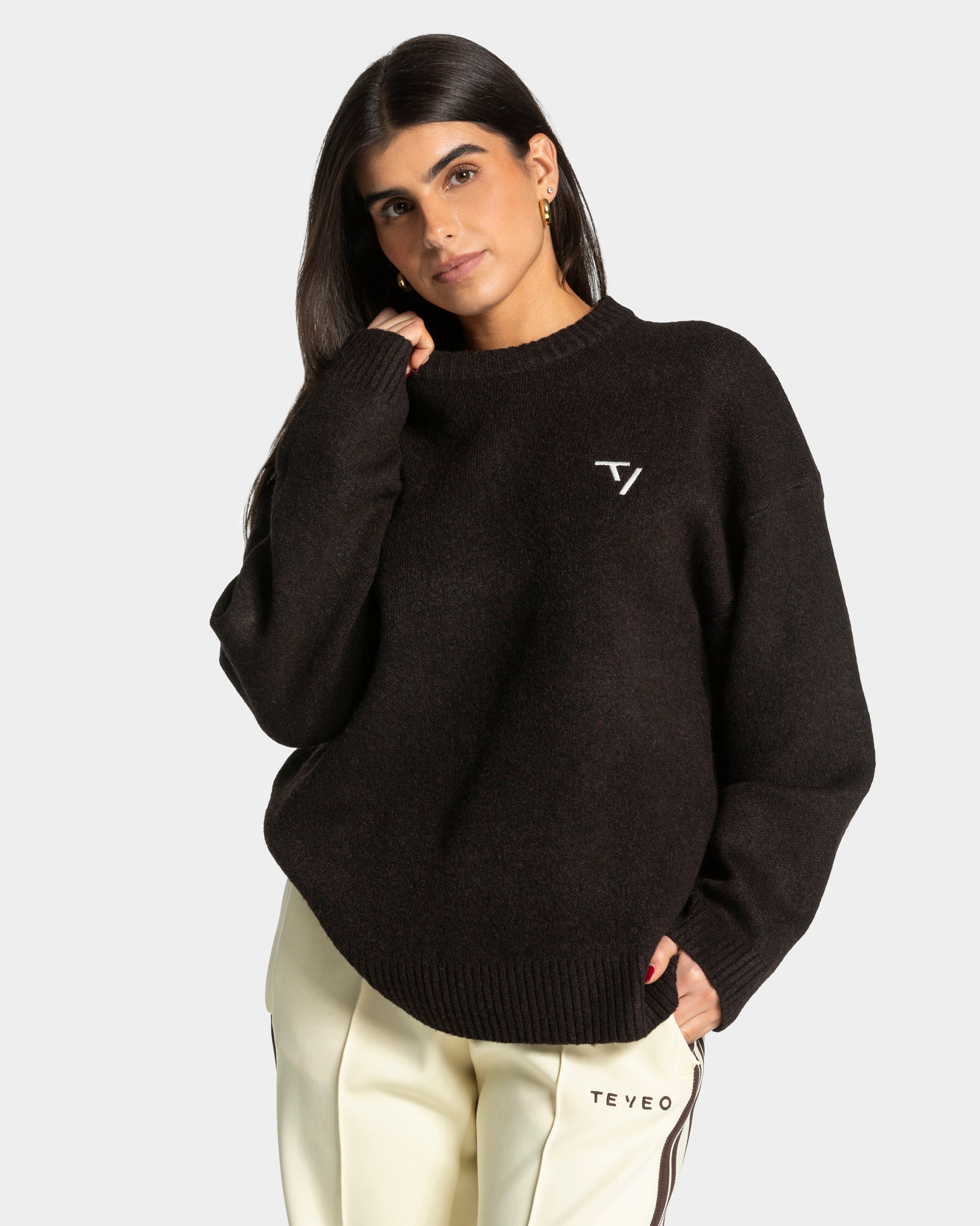 Knit Sweater "Dark Chocolate"