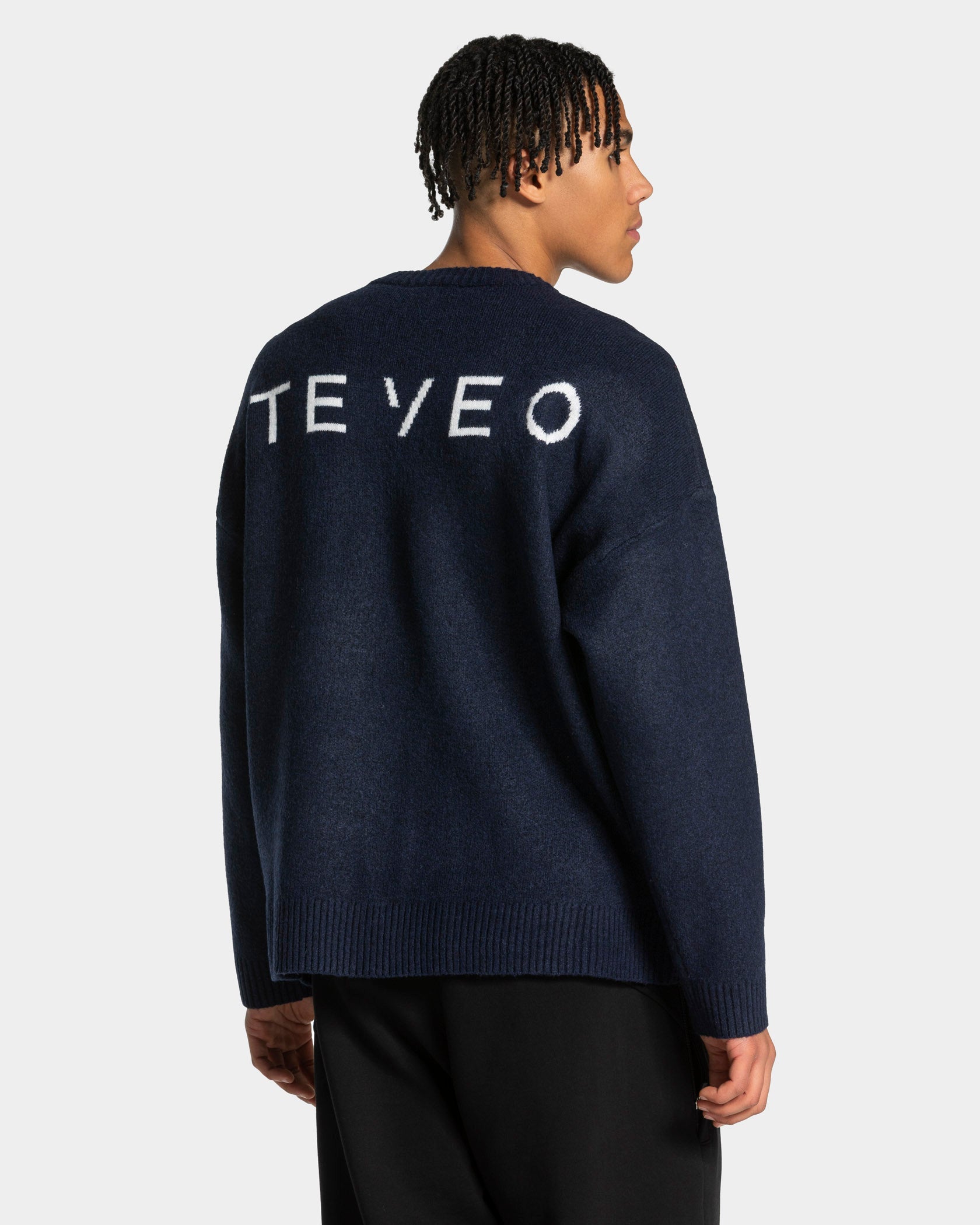 Knit Sweater "Midnight Meliert"