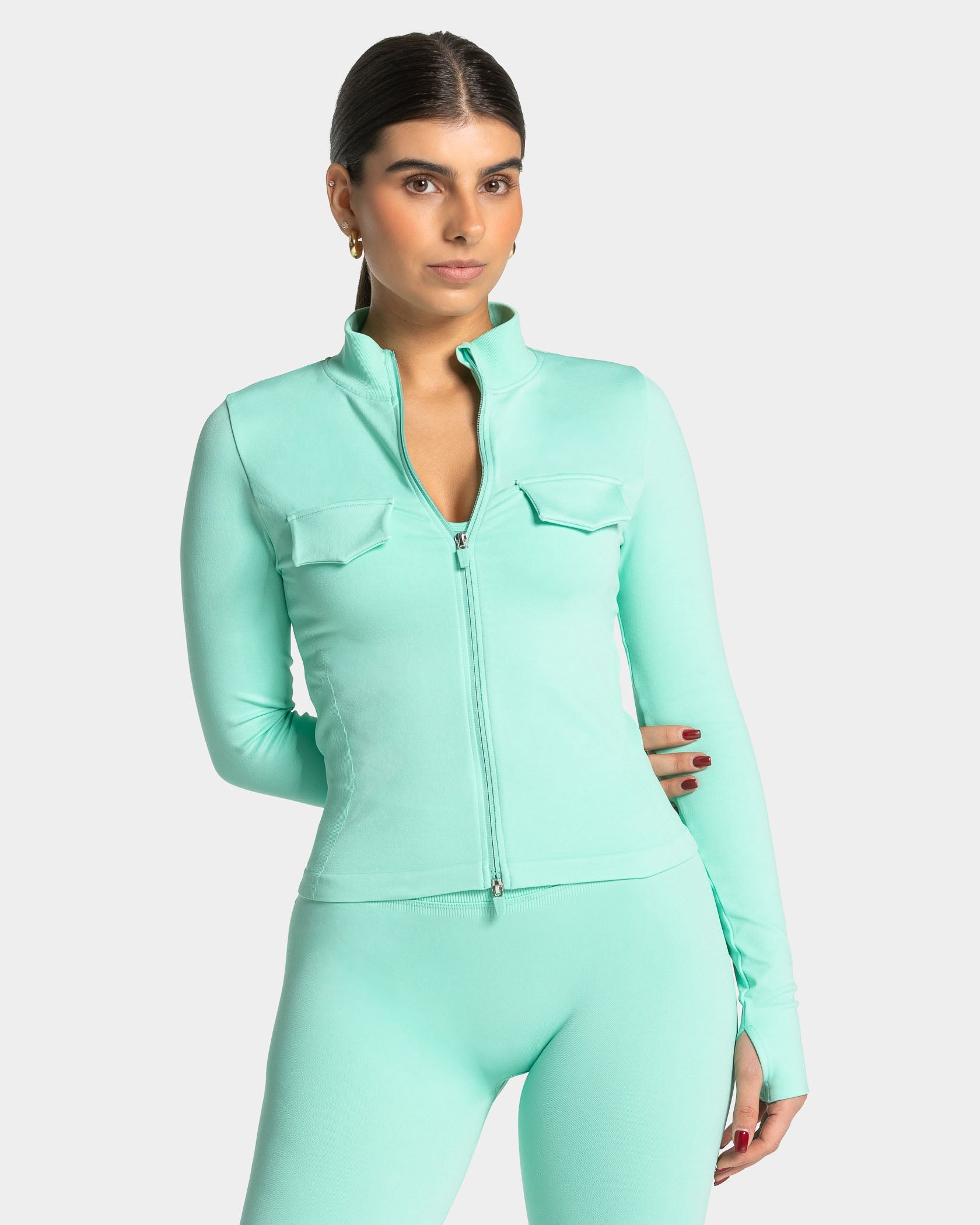 Lift Cargo Zip Jacke "Mint"