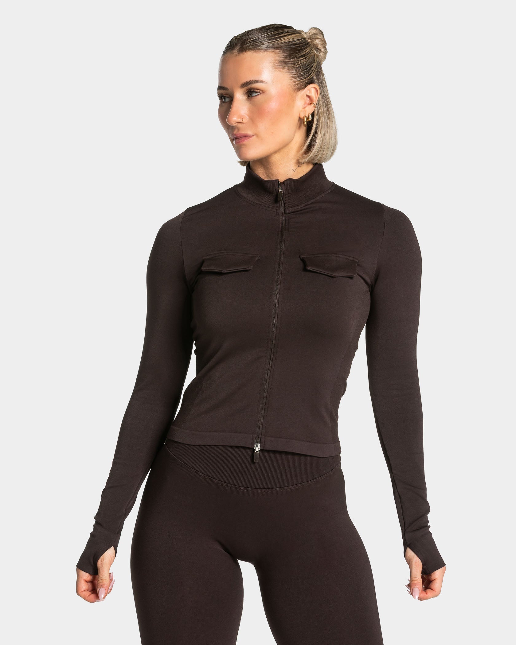 Lift Cargo Zip Jacke "Dark Chocolate"