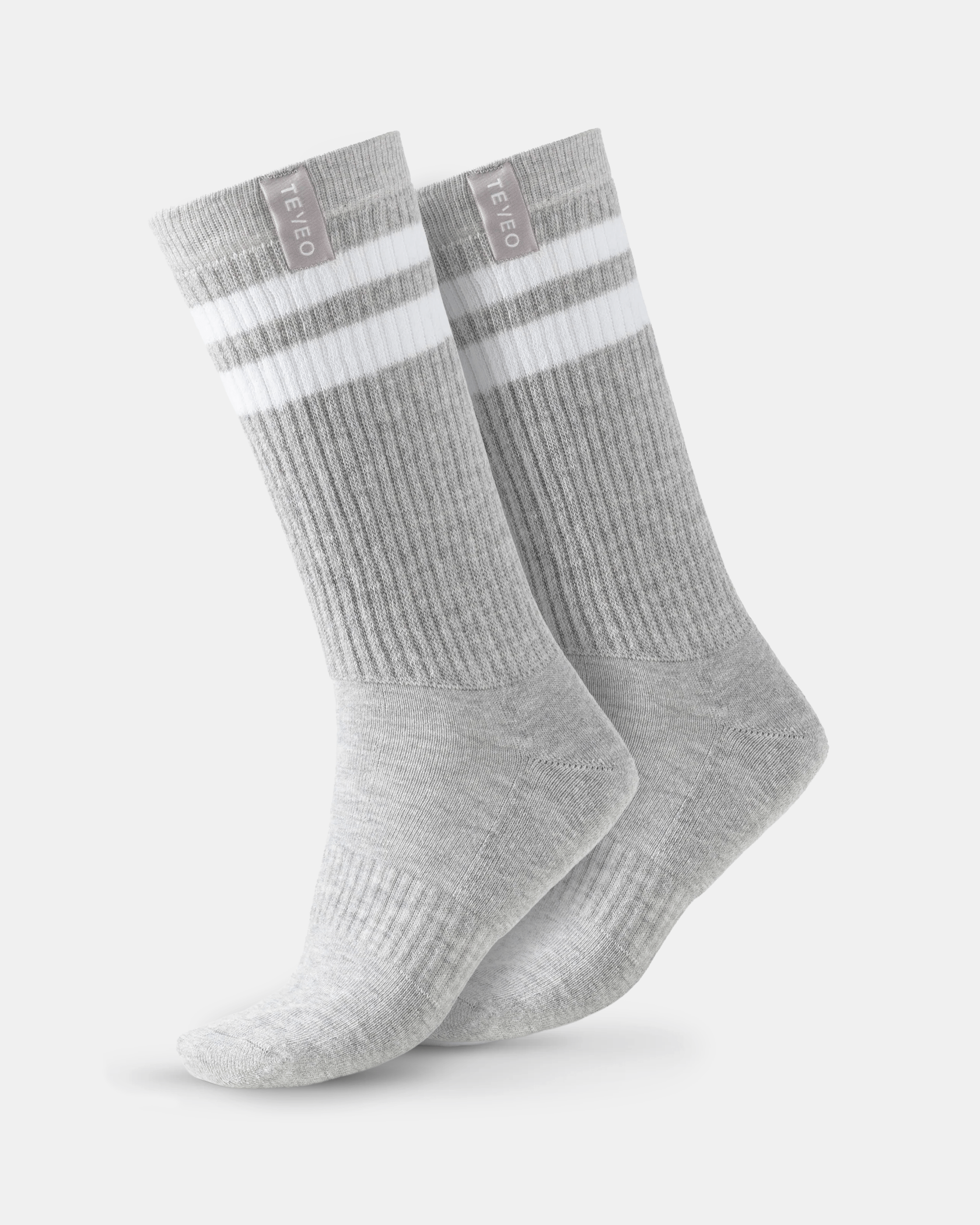 Lift Chunky Socken (2er-Pack) "Hellgrau/Weiß"