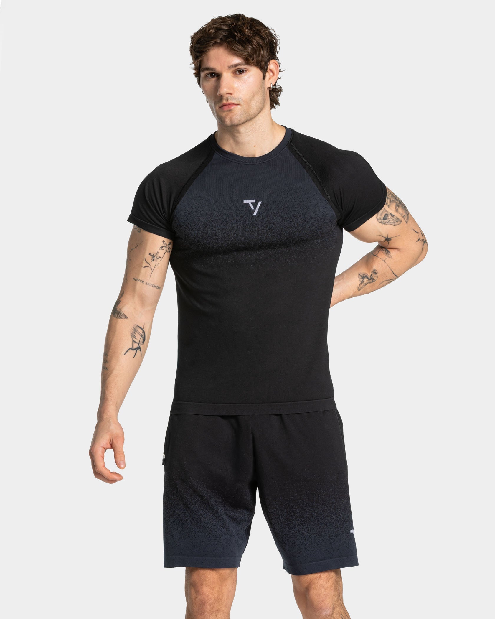 Lift Seamless T-Shirt "Schwarz"