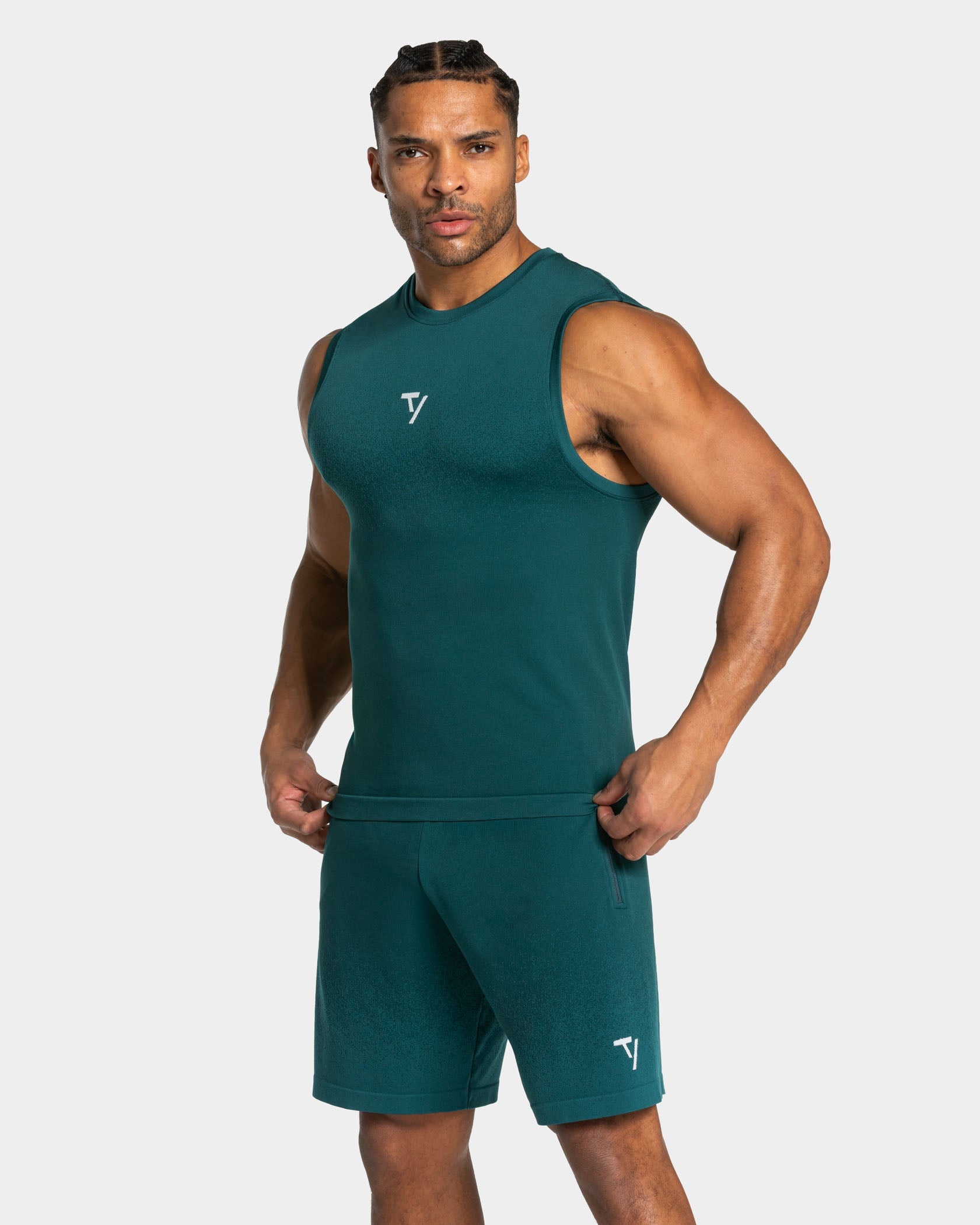 Lift Seamless Tank "Teal"