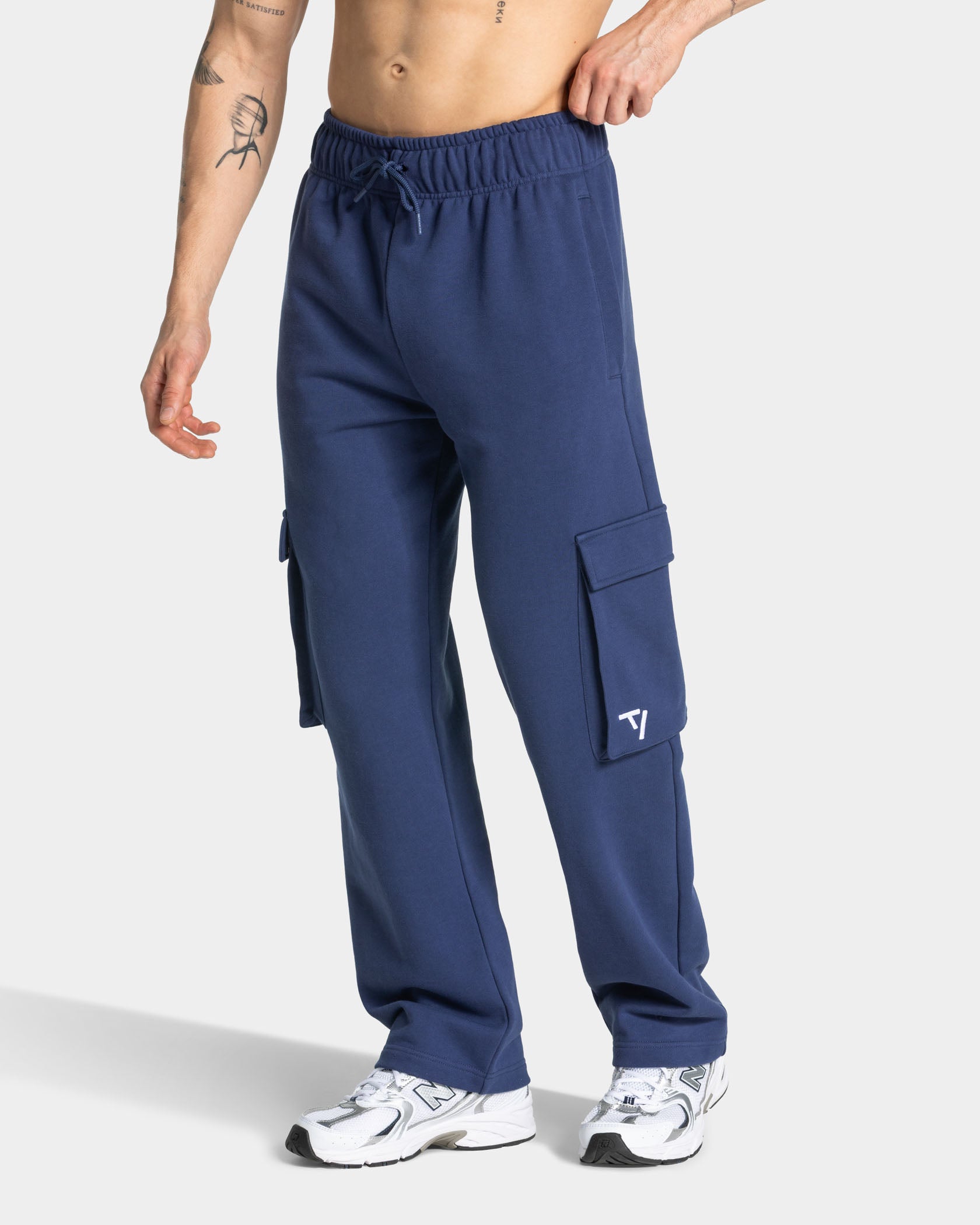 Lift Wide Leg Cargo Jogger "Indigo"