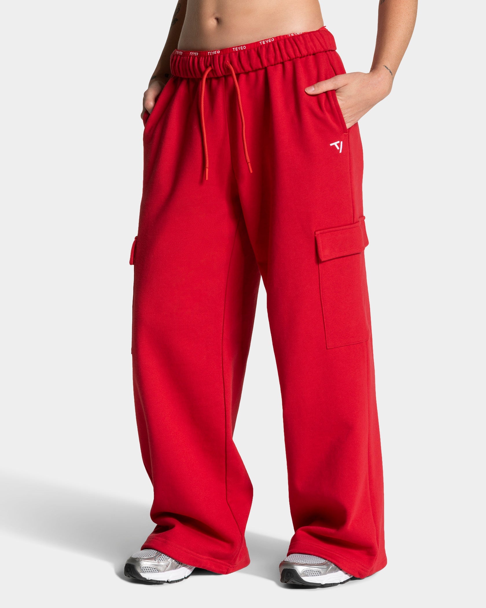 Lift Wide Leg Cargo Jogger "Chili"