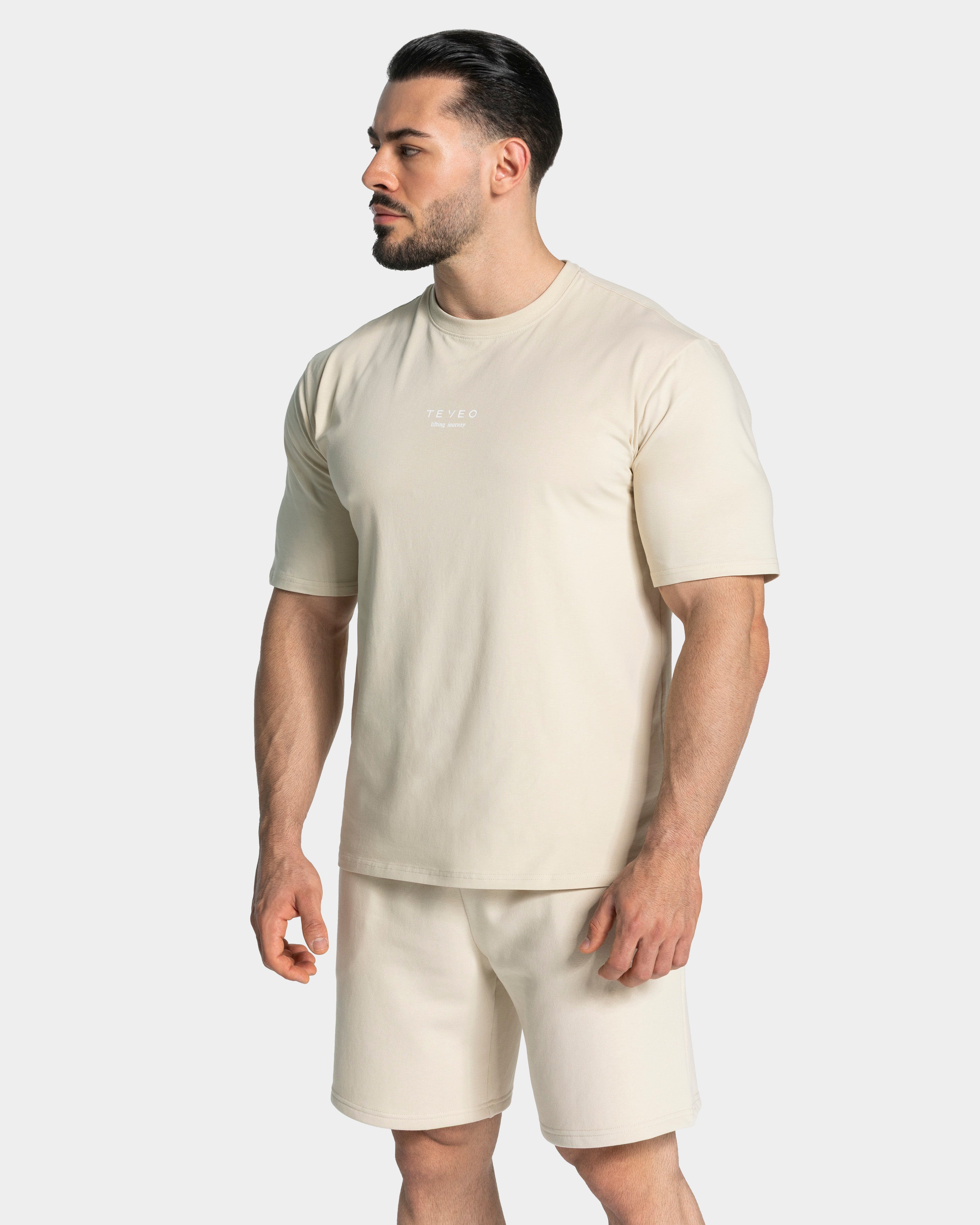 Lifting Journey Oversized T-Shirt "Cream"