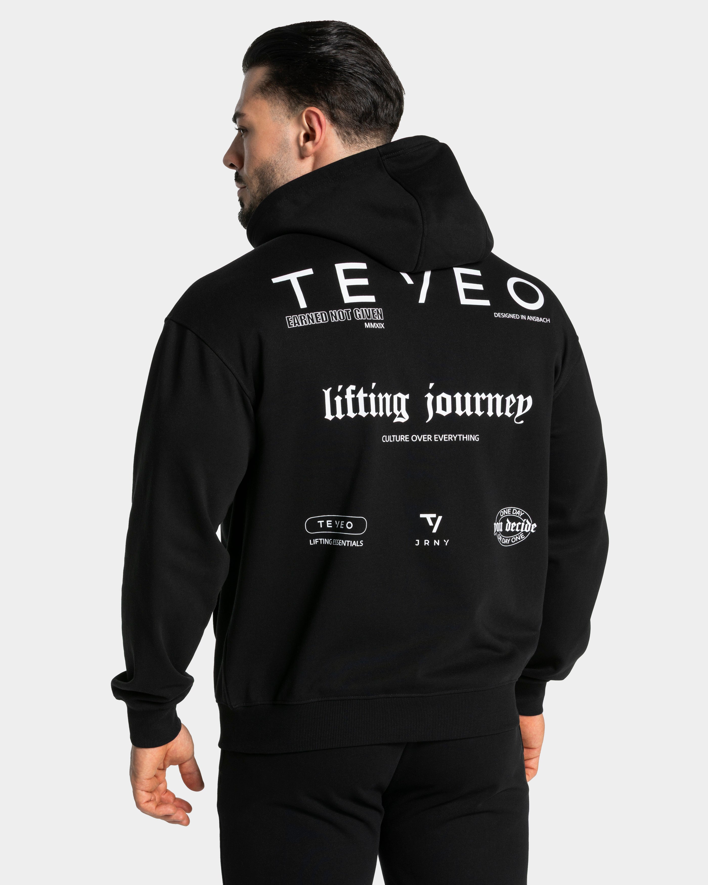 Lifting Journey Zip Hoodie "Schwarz"