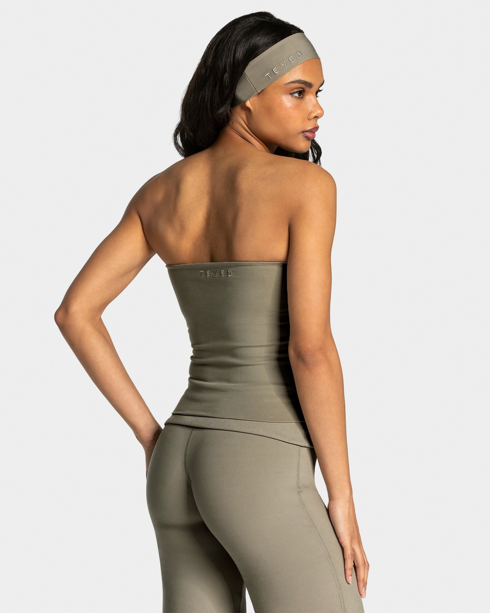 Mellow Bandeau Top Long "Khaki"