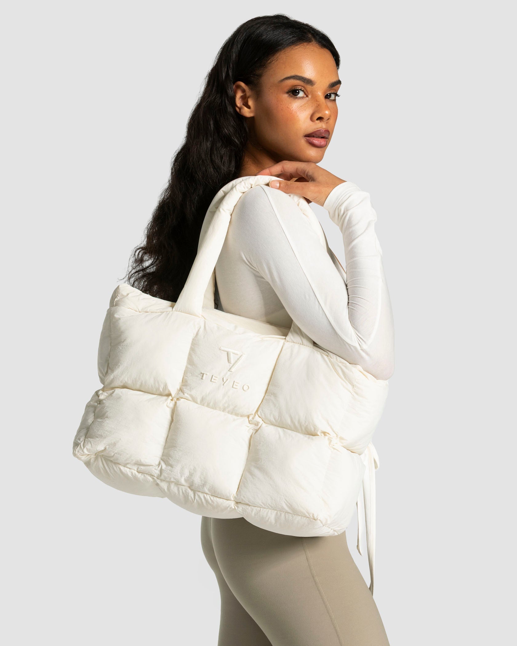 Mellow Puffer Bag "Off White"