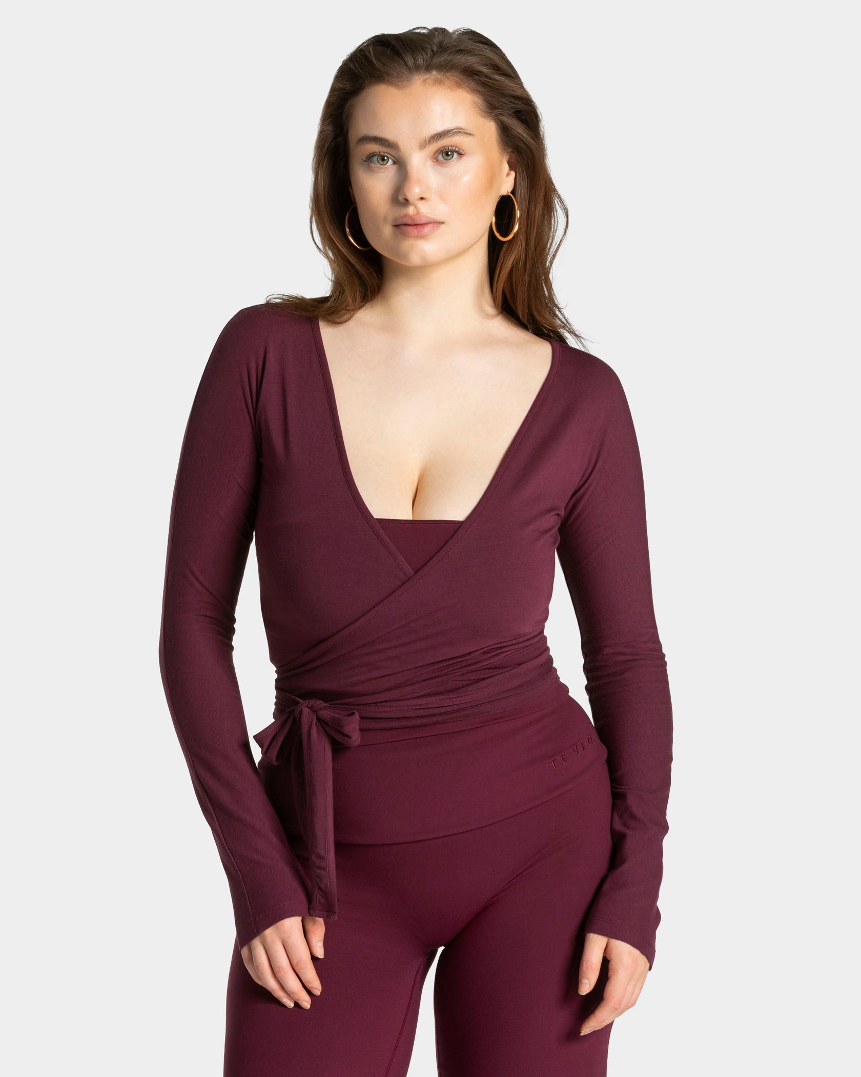 Mellow Wrapped Longsleeve "Pflaume"