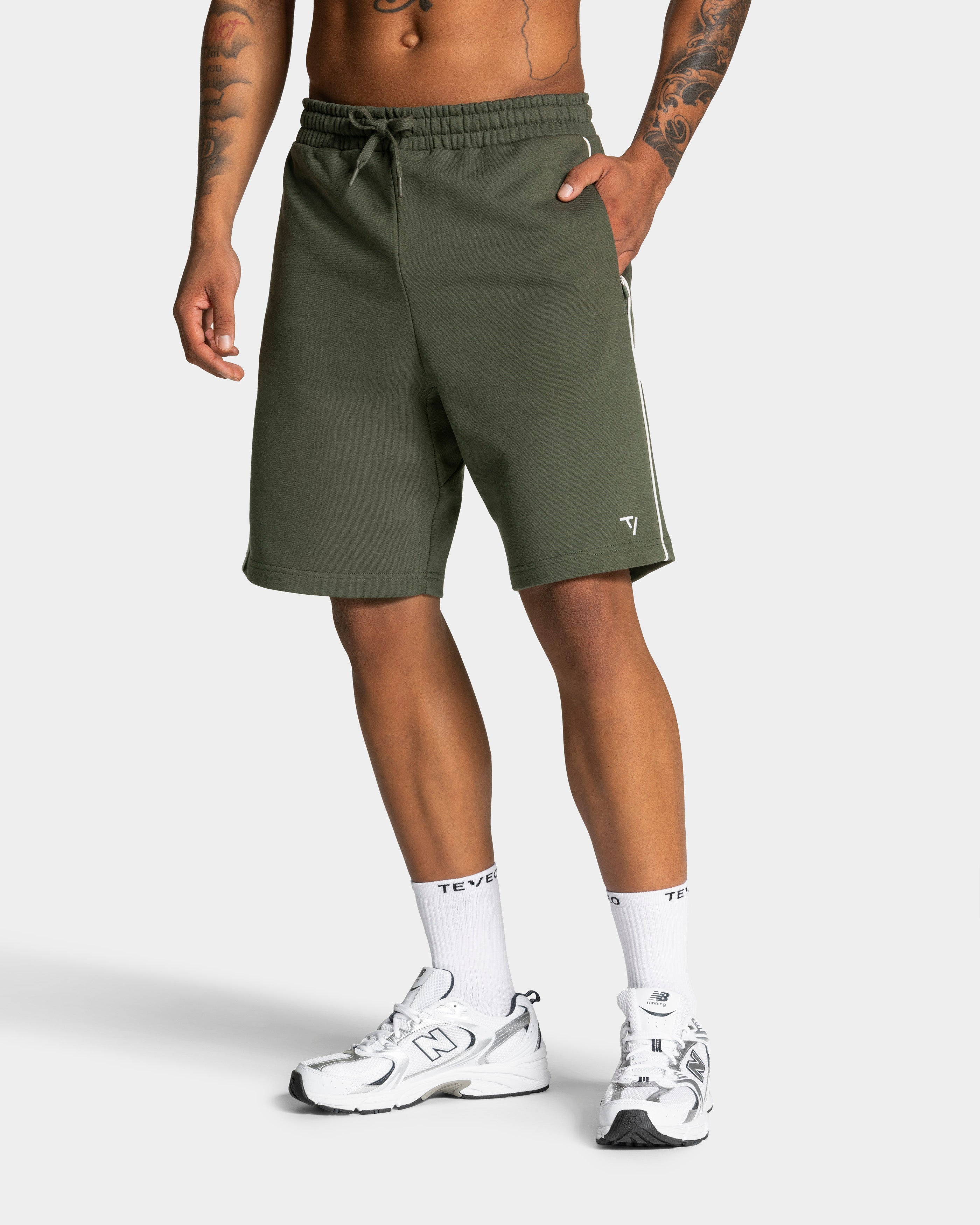 Contrastline Shorts "Khaki"