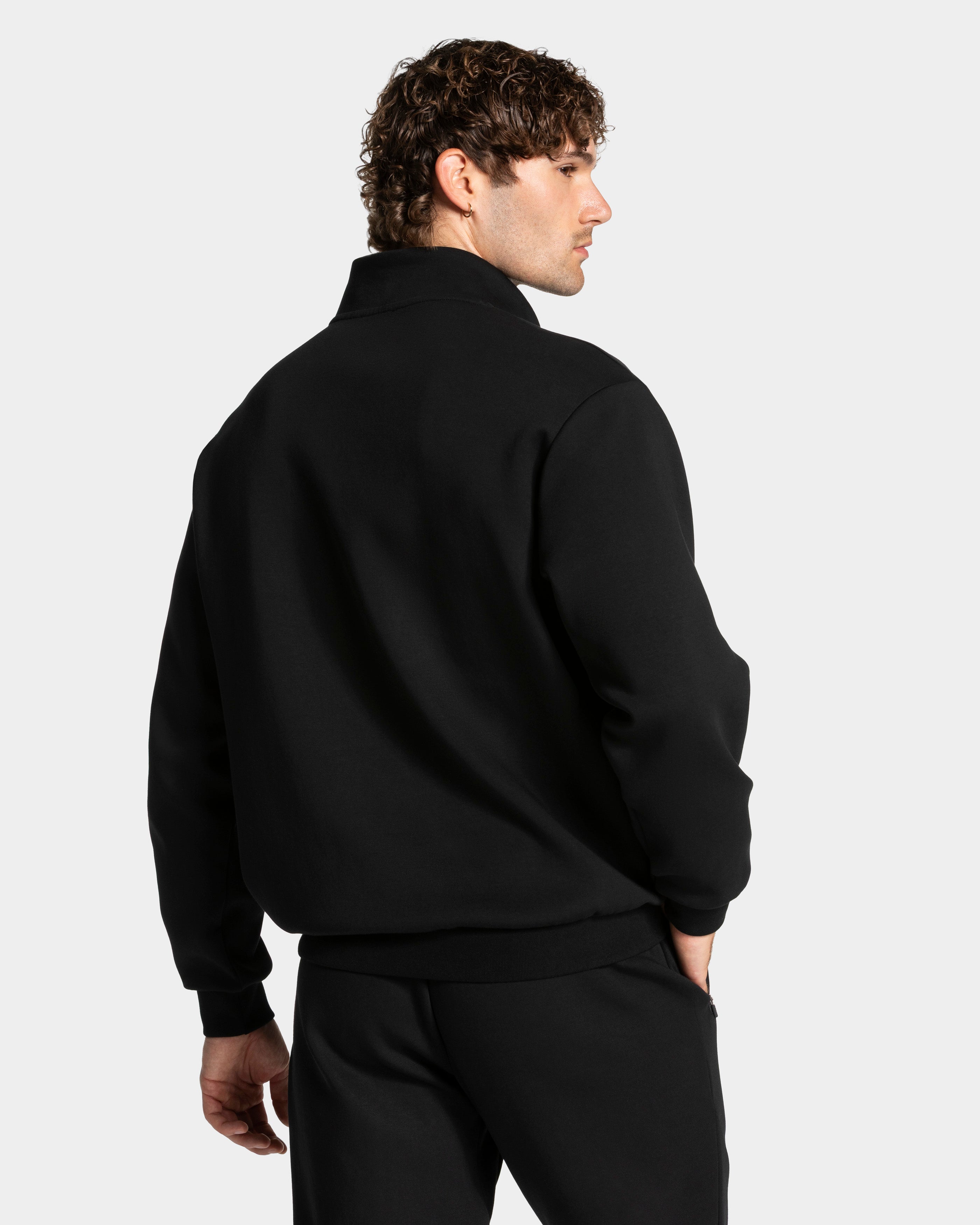 Prime Half Zip Sweater "Schwarz"