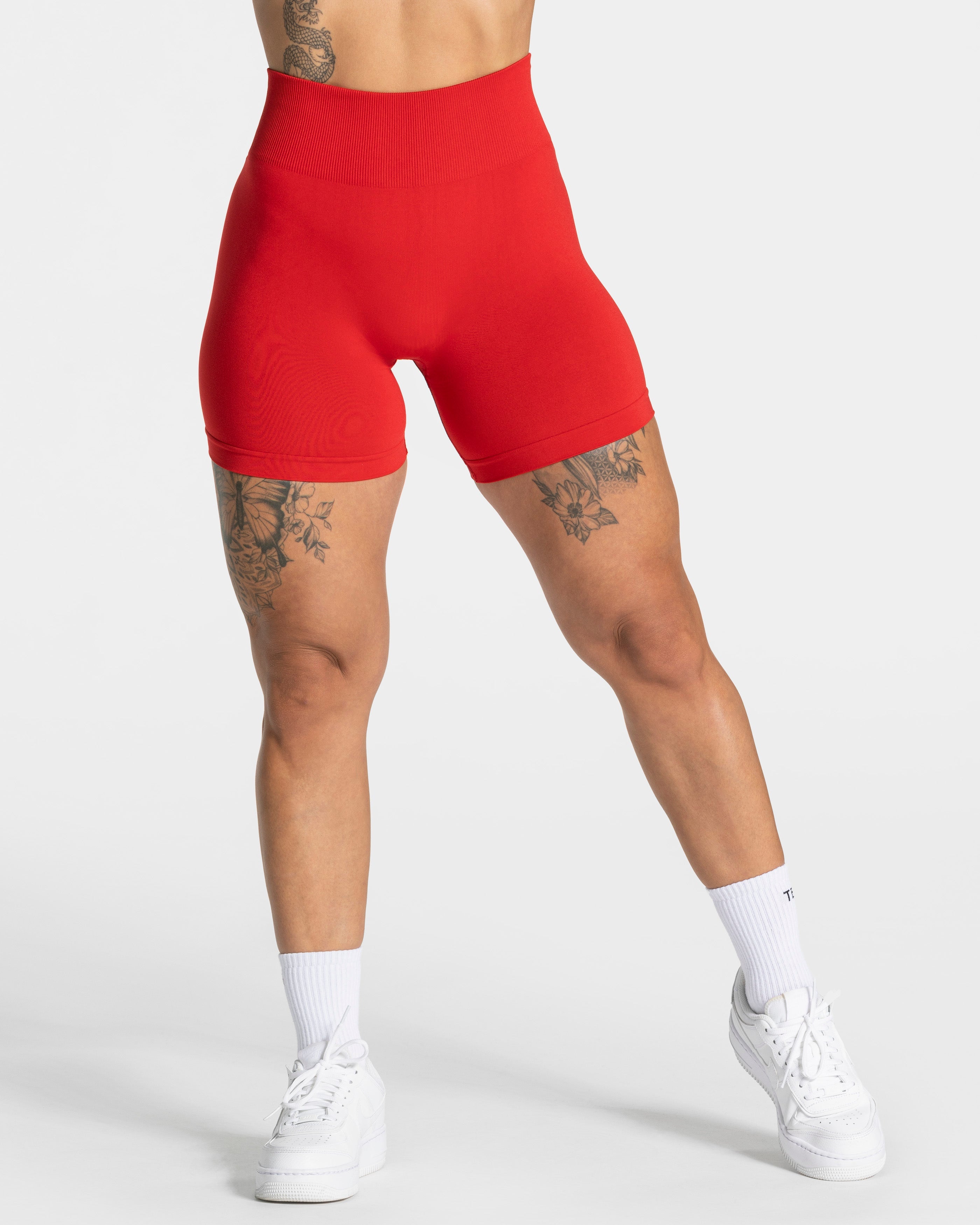 Pure Covert Scrunch Shorts  "Rot"