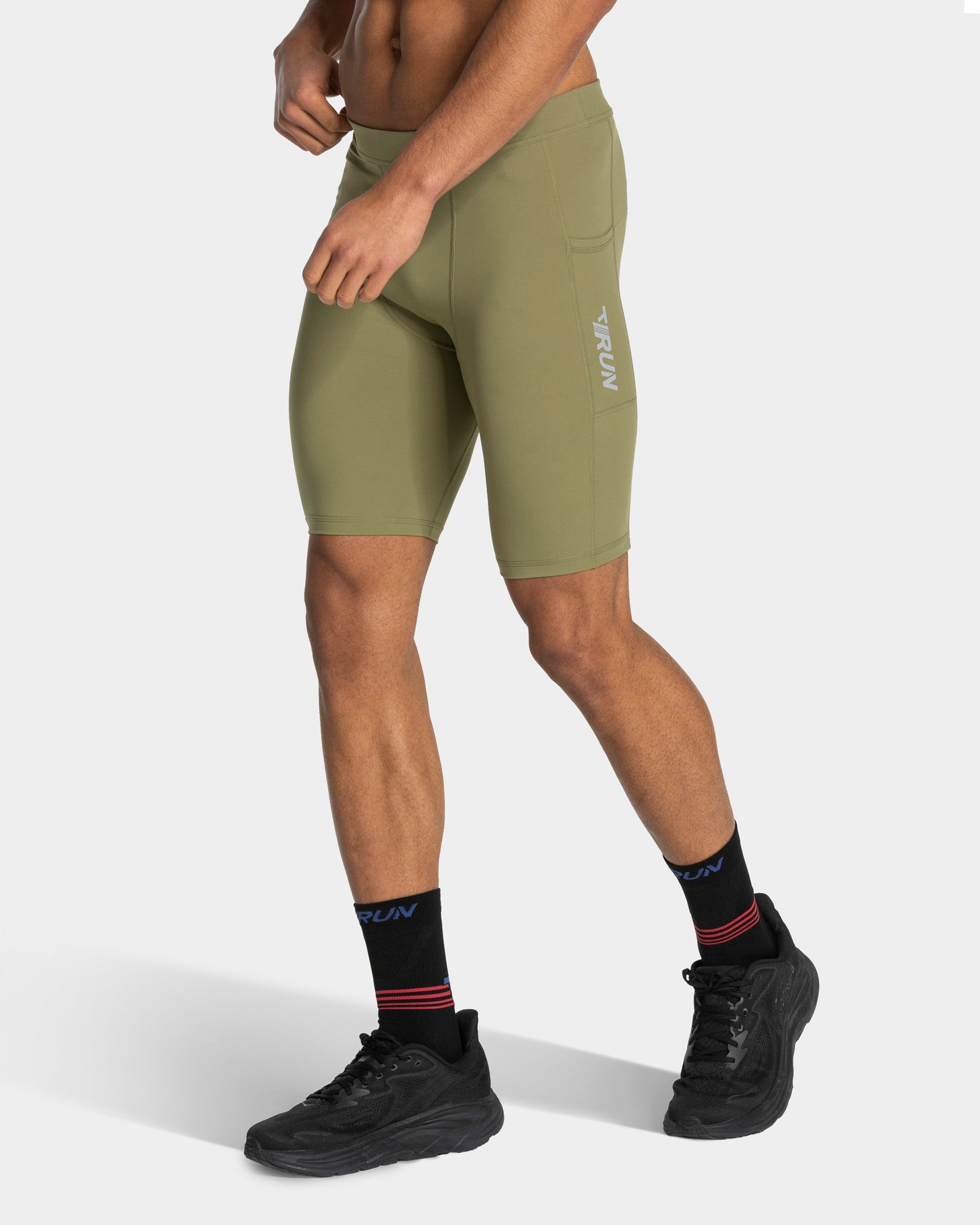 RUN Half Tight 9 Inch "Olive"