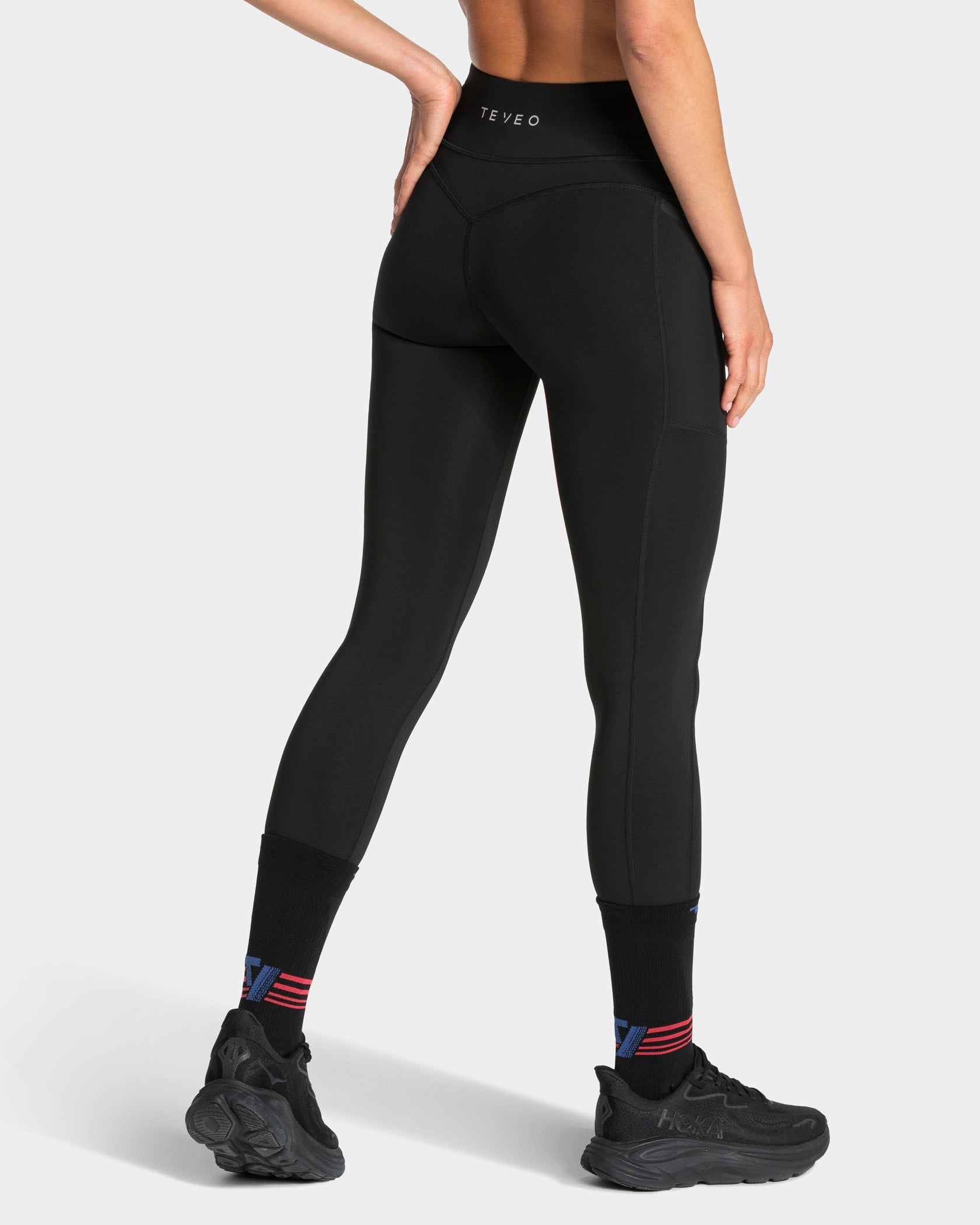 RUN Leggings "Schwarz"