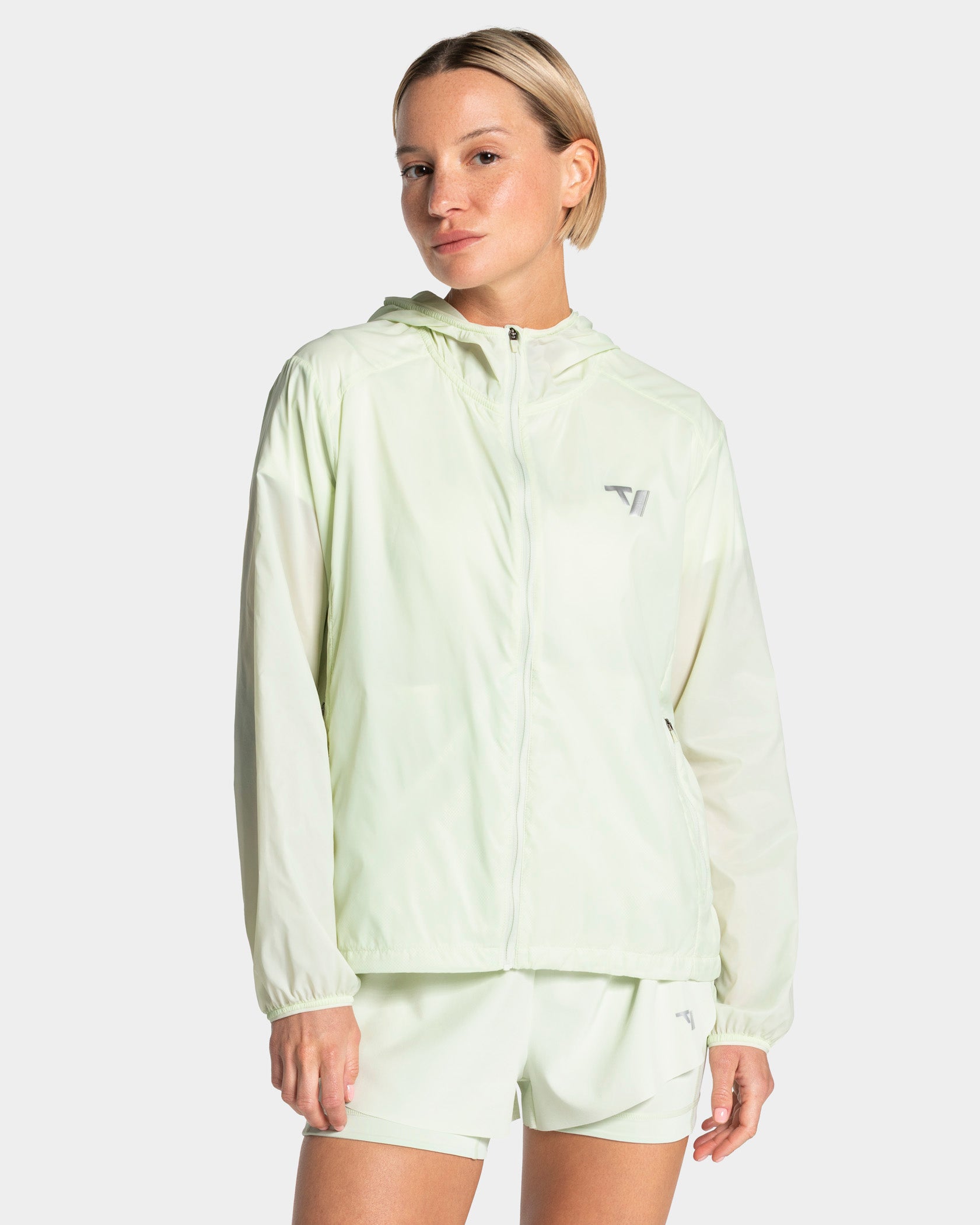 RUN Lightweight Zip Jacke "Ice Mint"