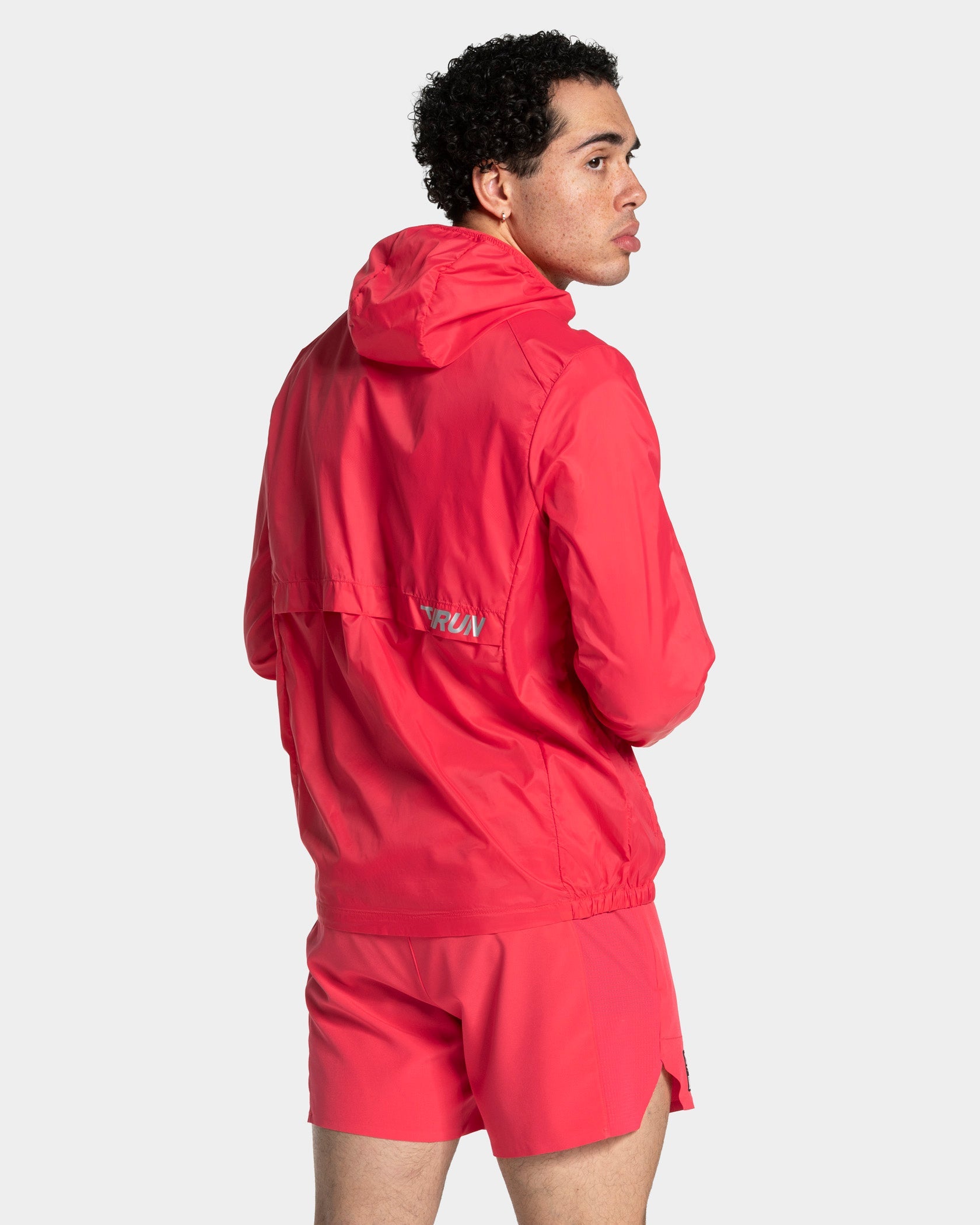RUN Lightweight Zip Jacke "Melon"