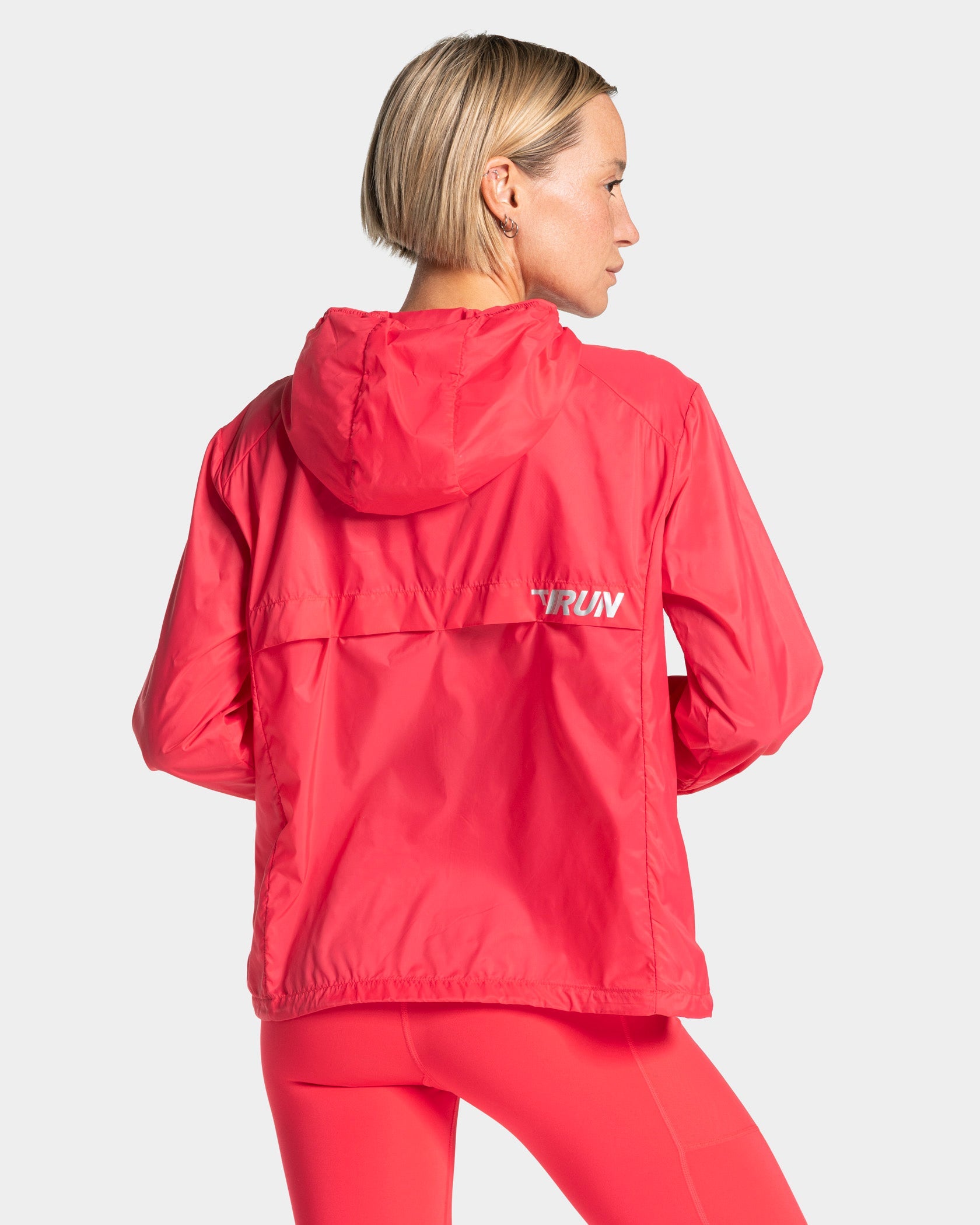 RUN Lightweight Zip Jacke "Melon"