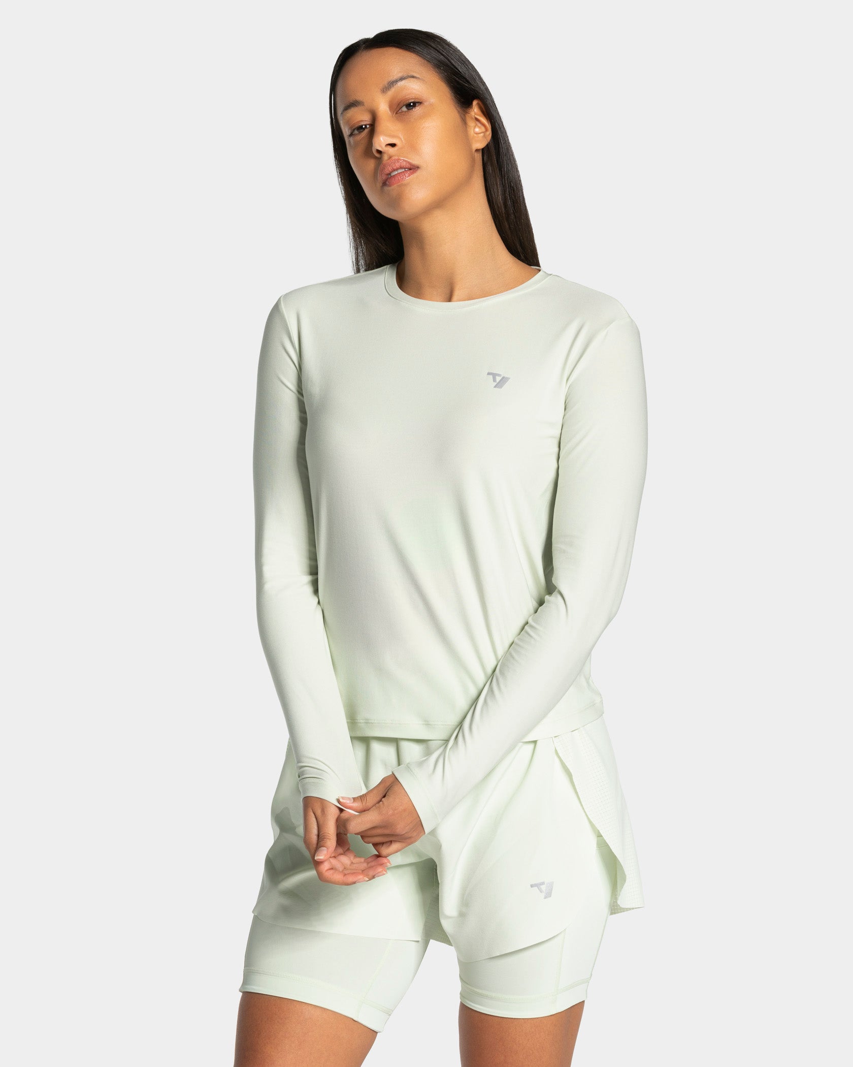 RUN Longsleeve "Ice Mint"