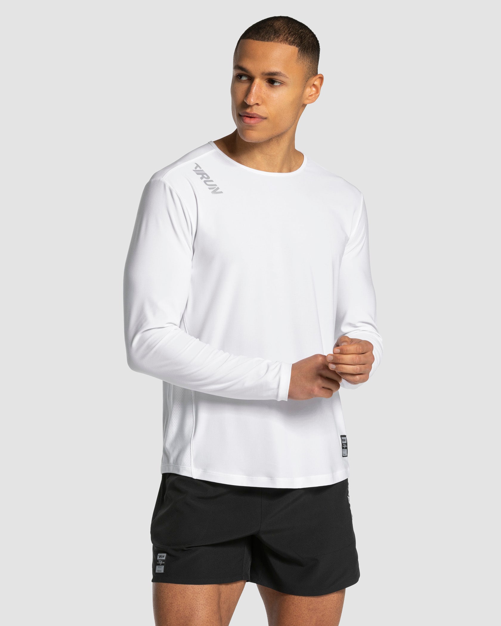 RUN Longsleeve "Weiß"