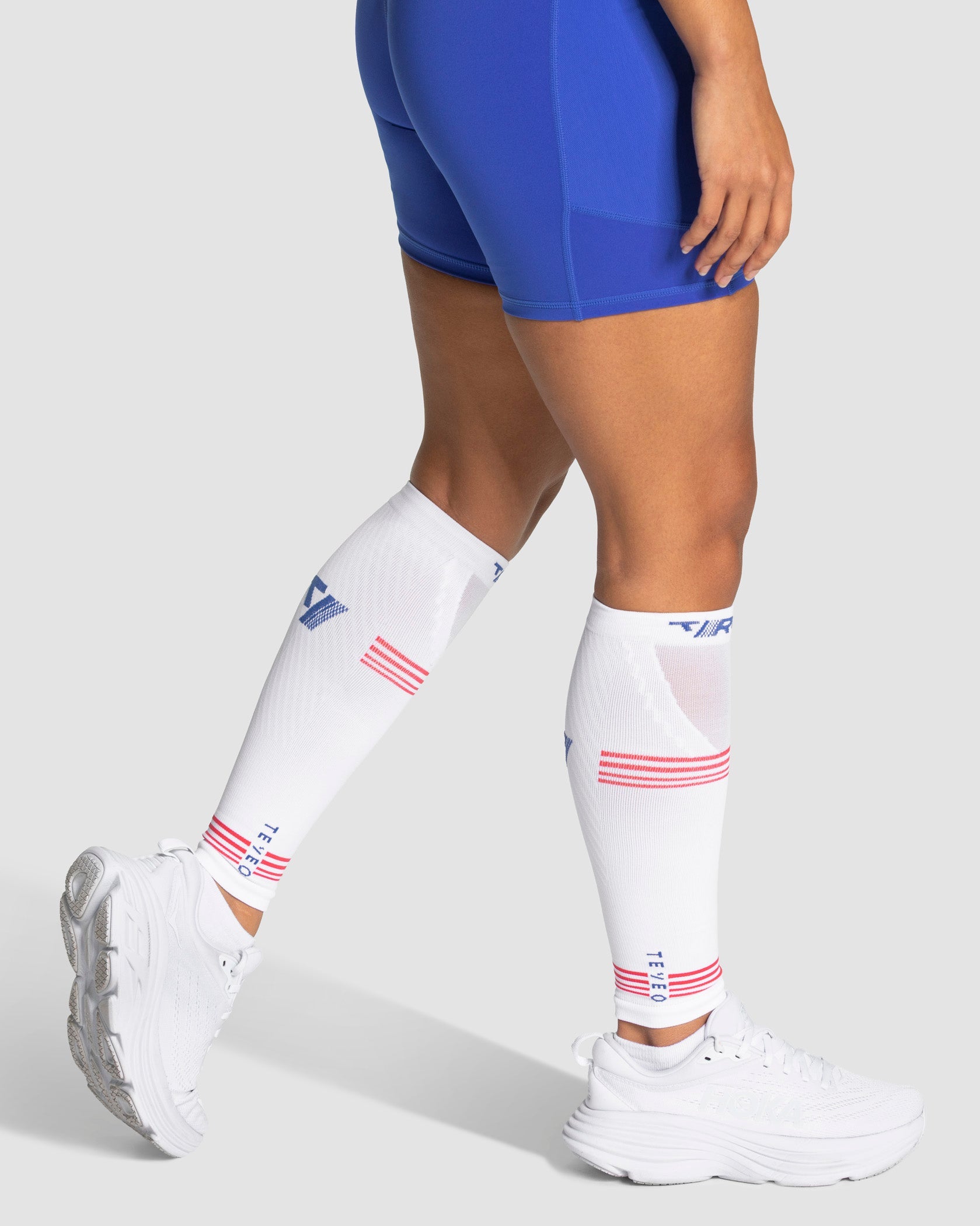 RUN Performance Leg Sleeve "Weiß"