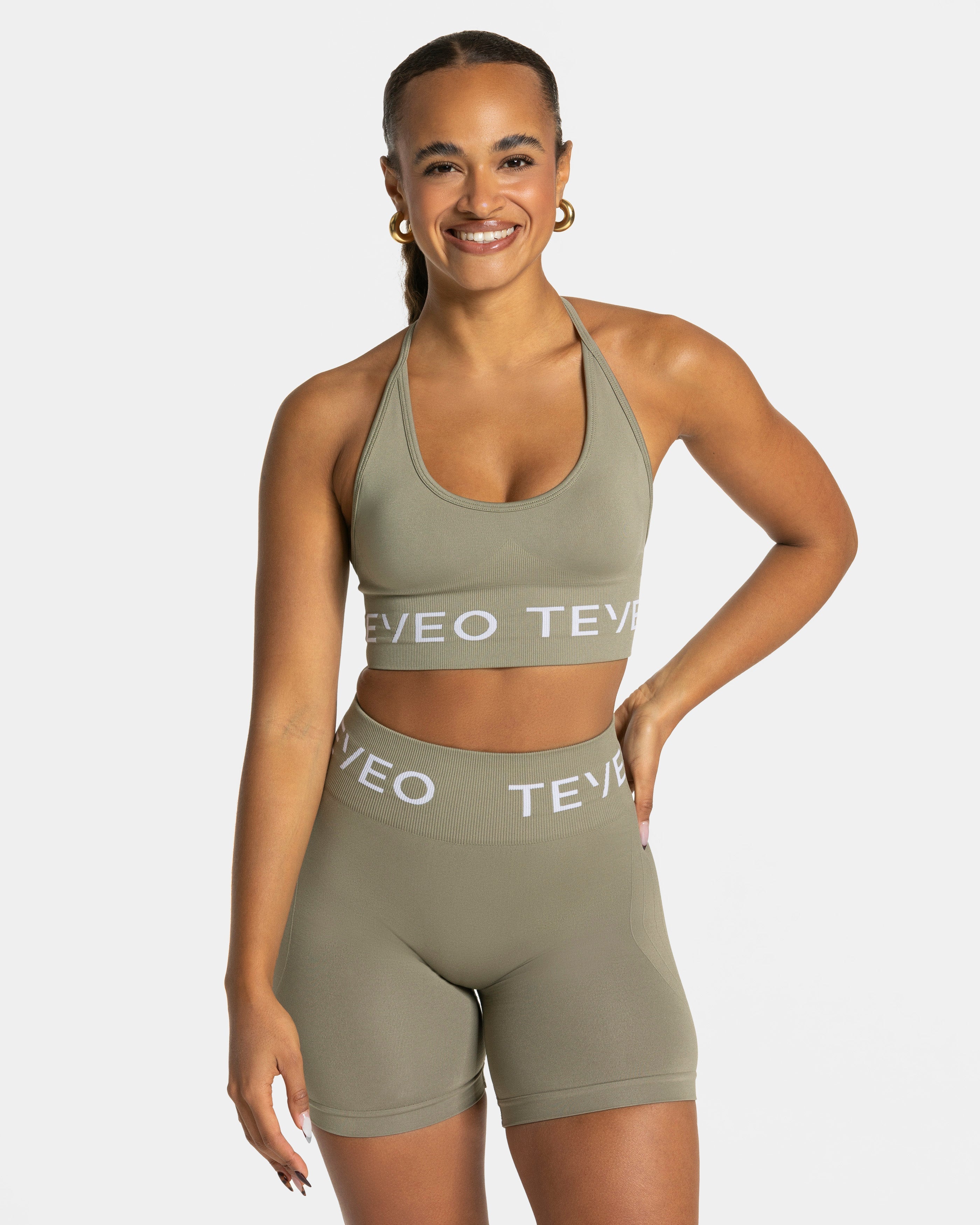 Signature Neckholder Bh "Khaki"