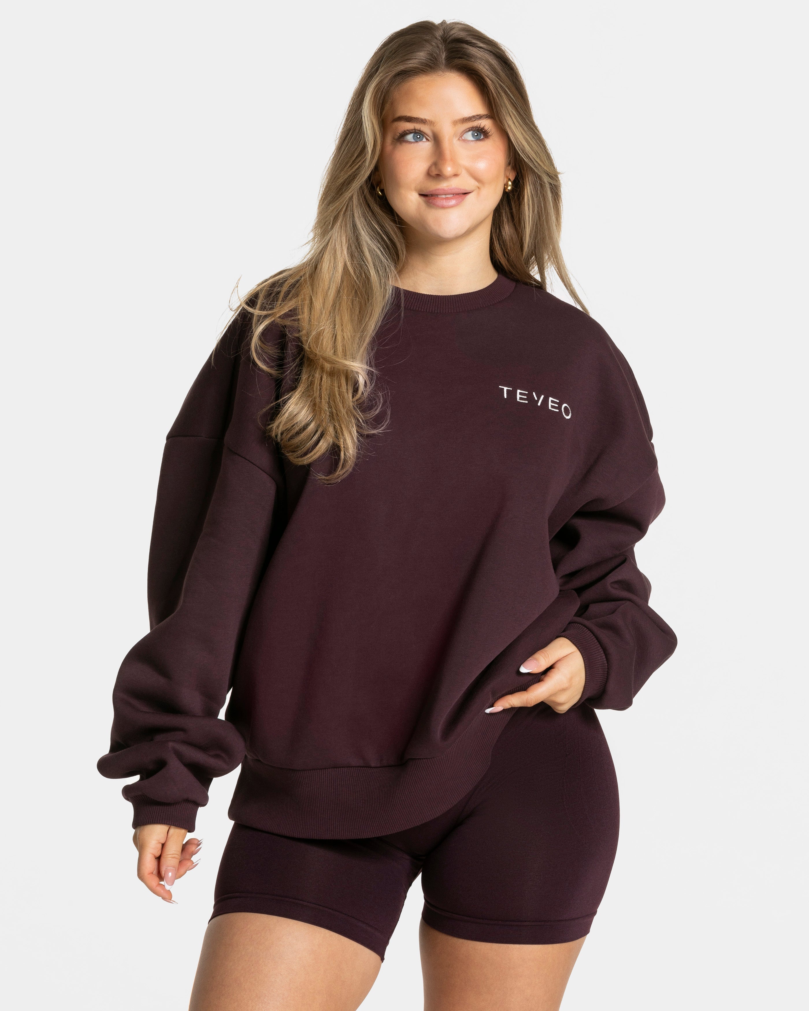 Signature Oversized Sweater "Merlot"
