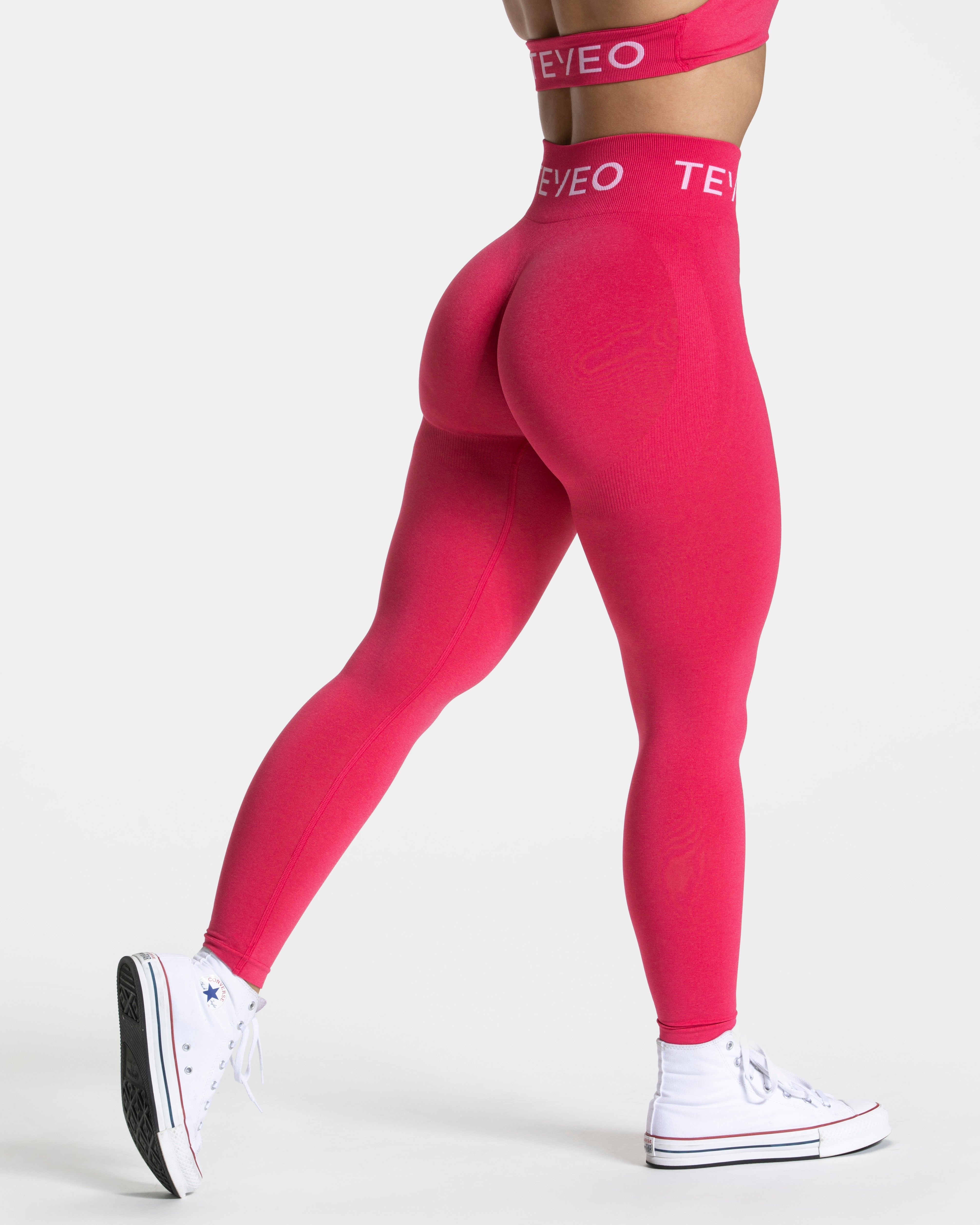 Signature Covert Scrunch Leggings "Berry"