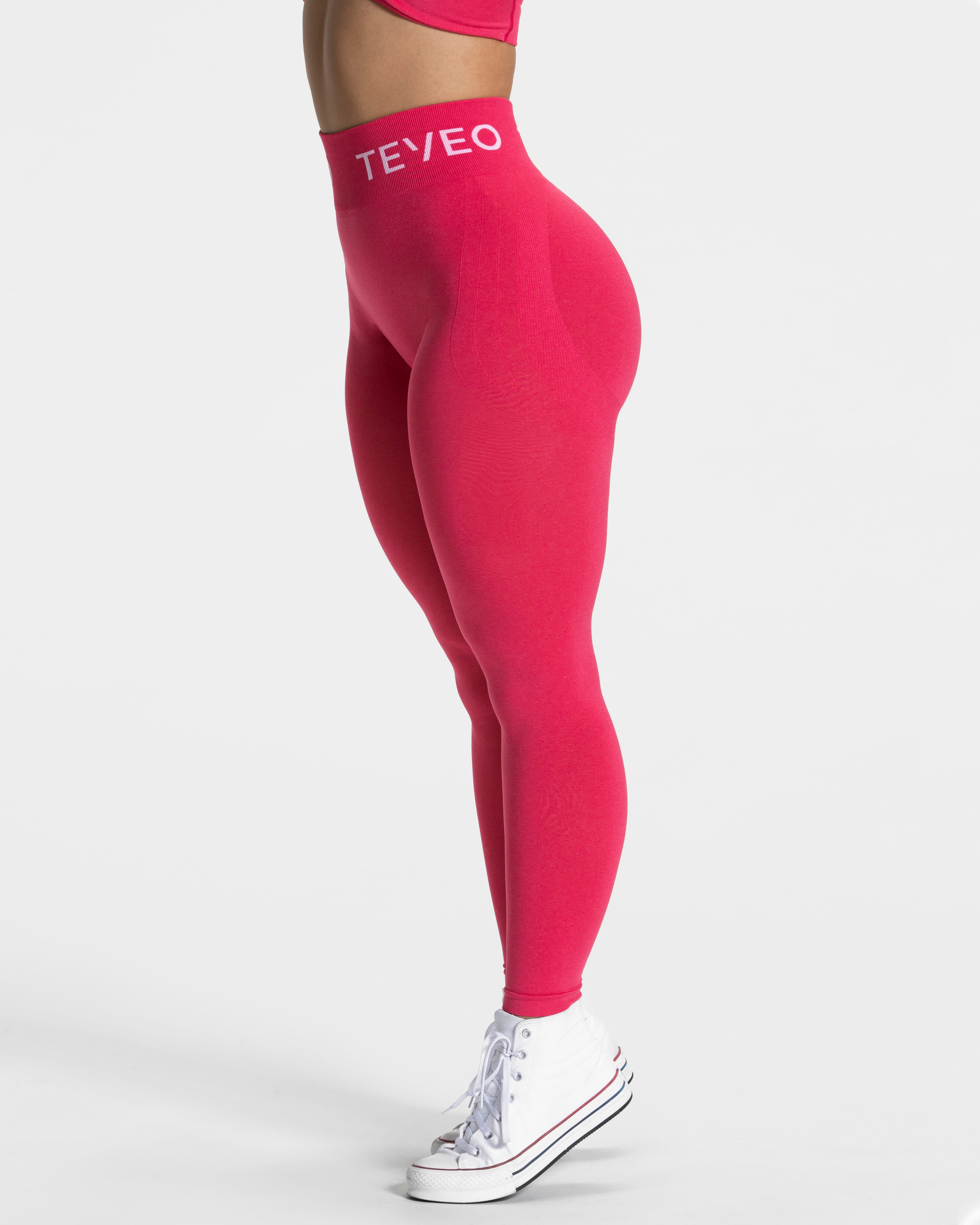 Signature Covert Scrunch Leggings "Berry"