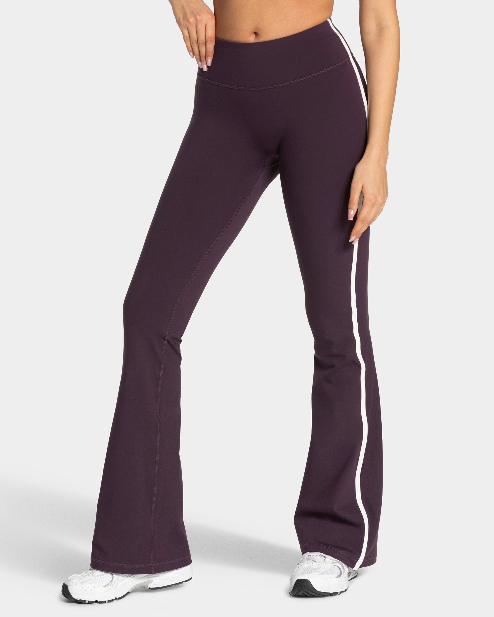Soft Flared Leggings Regular "Blackberry"