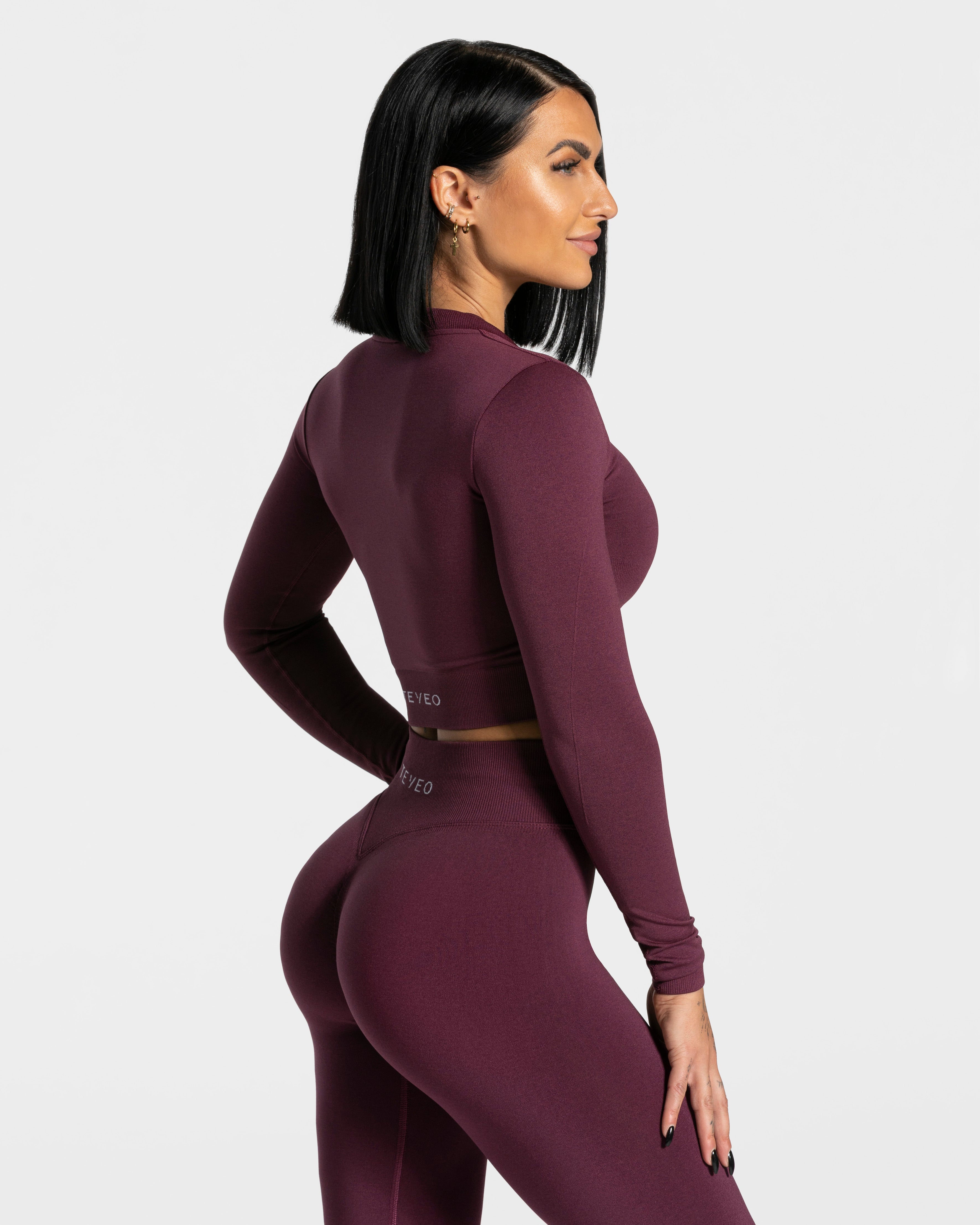 Statement Zip Jacke "Pflaume"