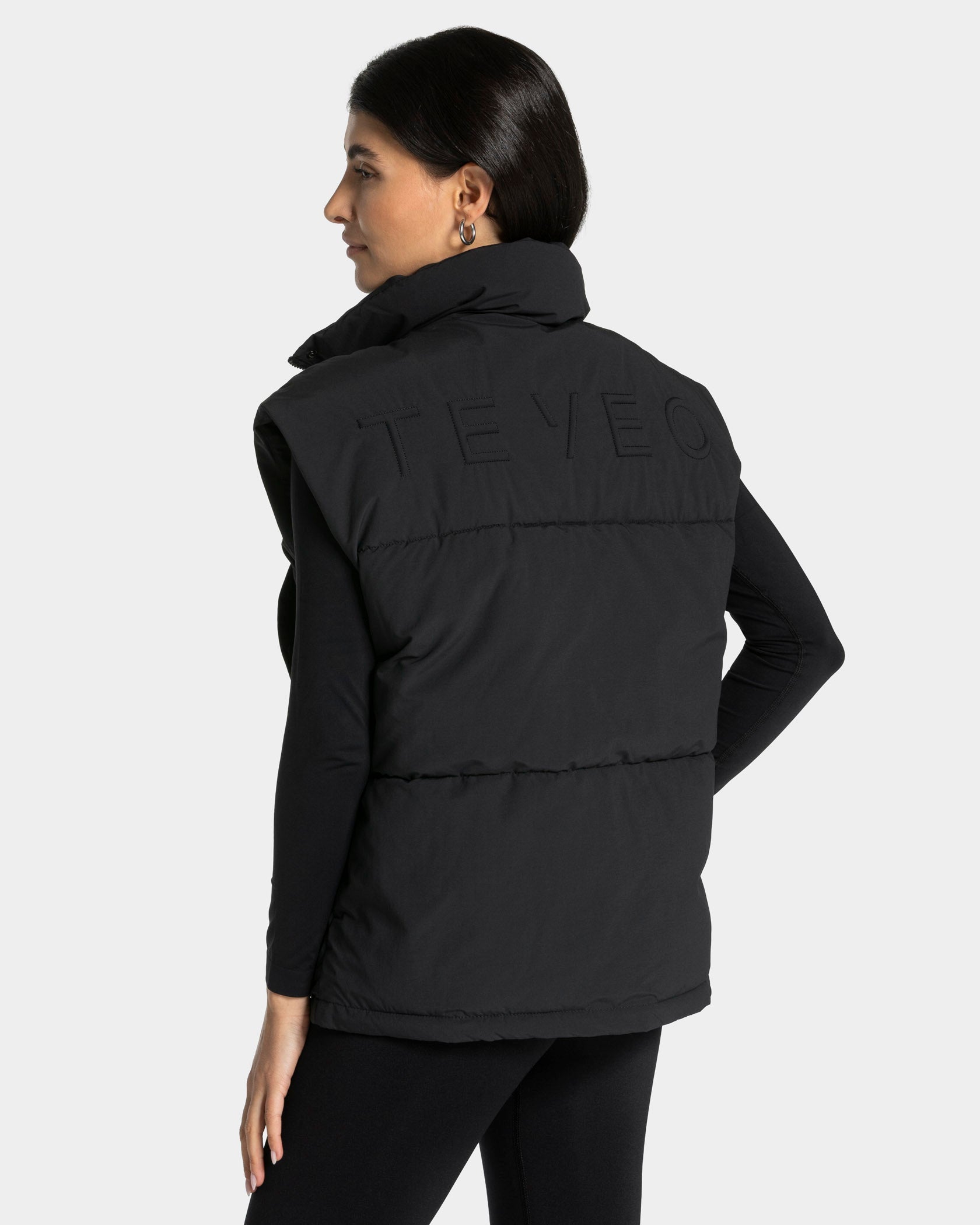 Studio Puffer Weste "Schwarz"