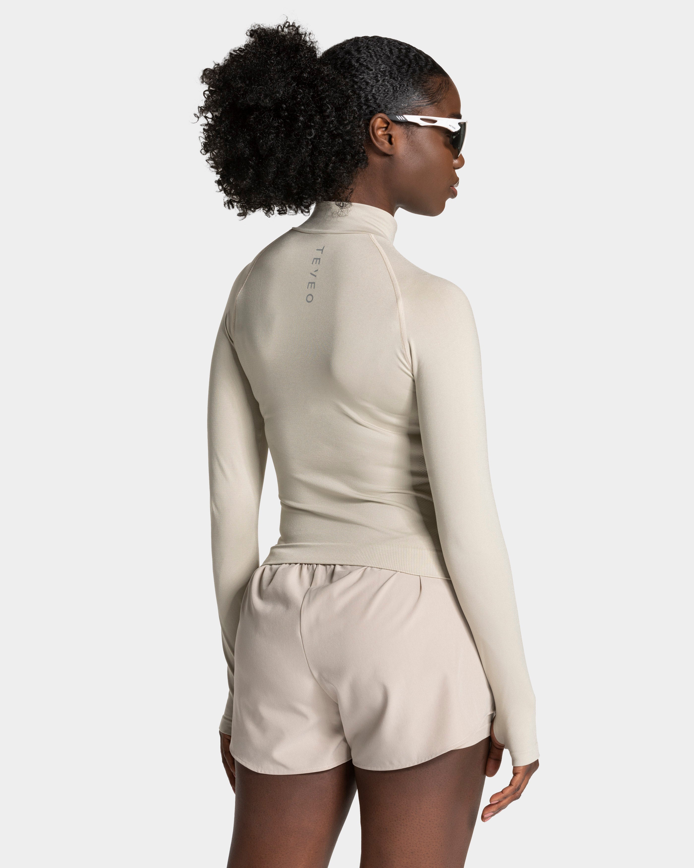 END Running Half Zip "Latte"